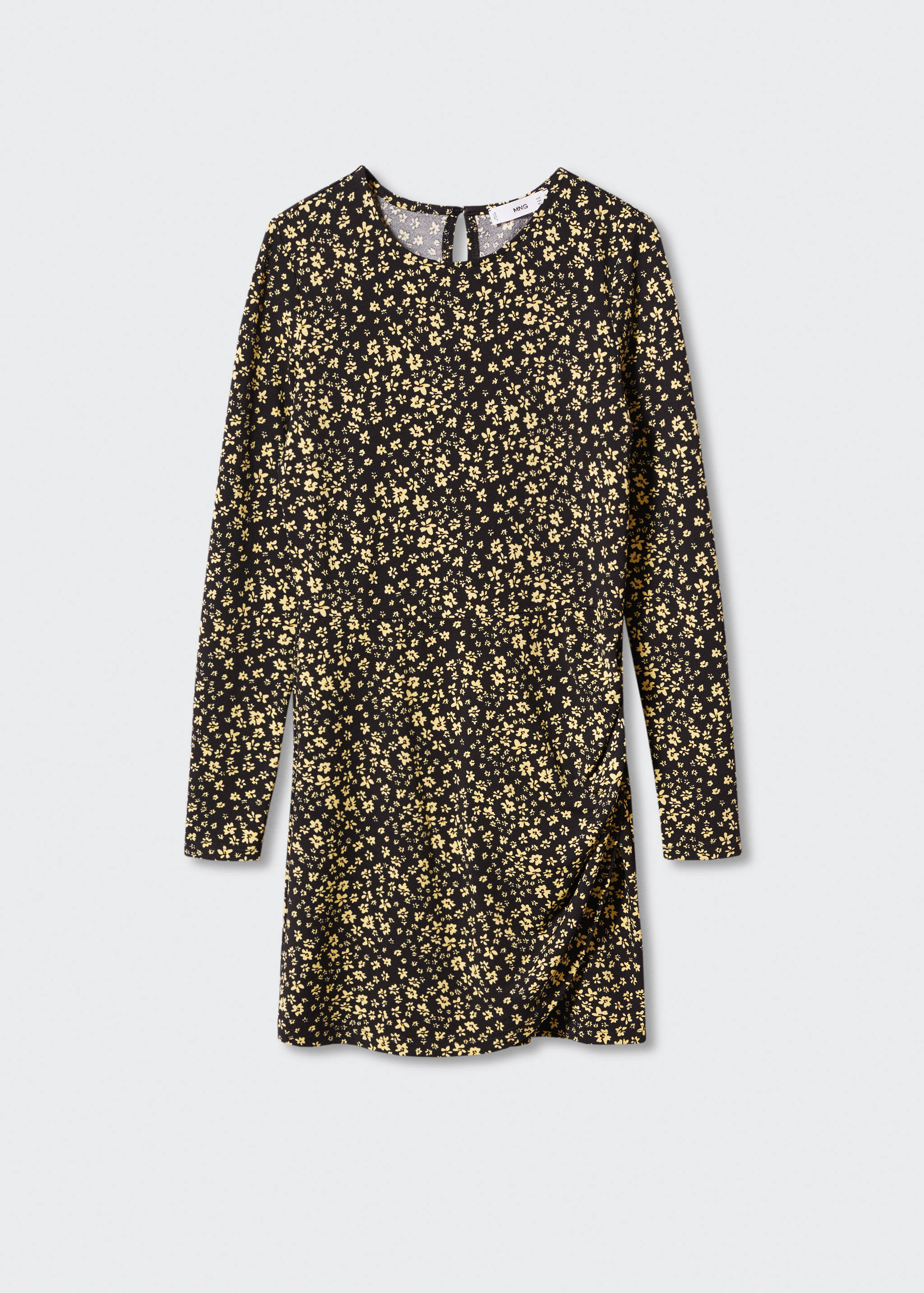 花朵印花连身裙 - null