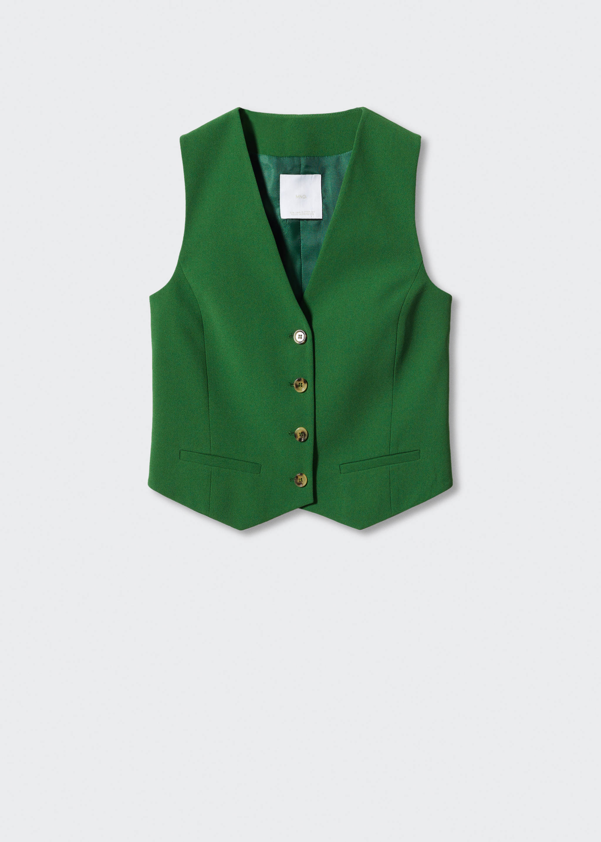 Suit waistcoat with buttons - Article without model