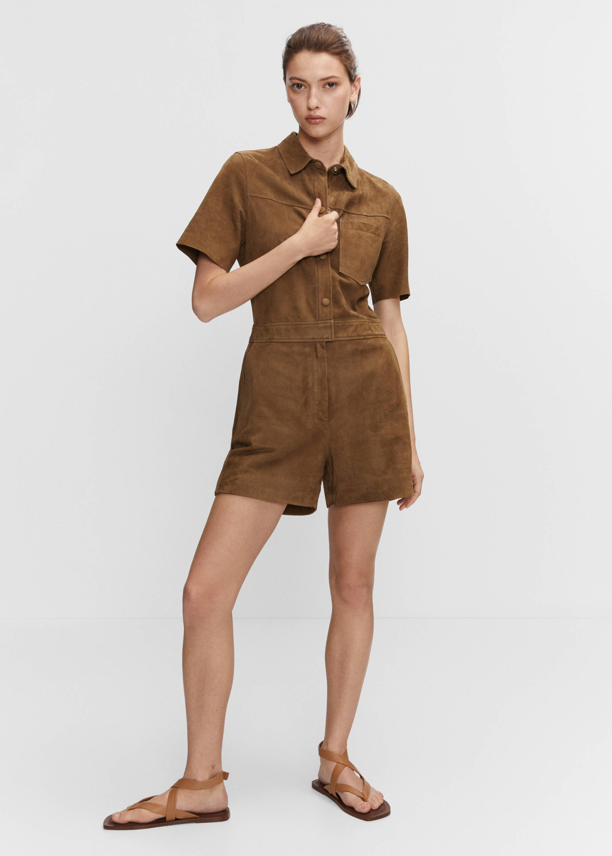Combi-short cuir - Plan général