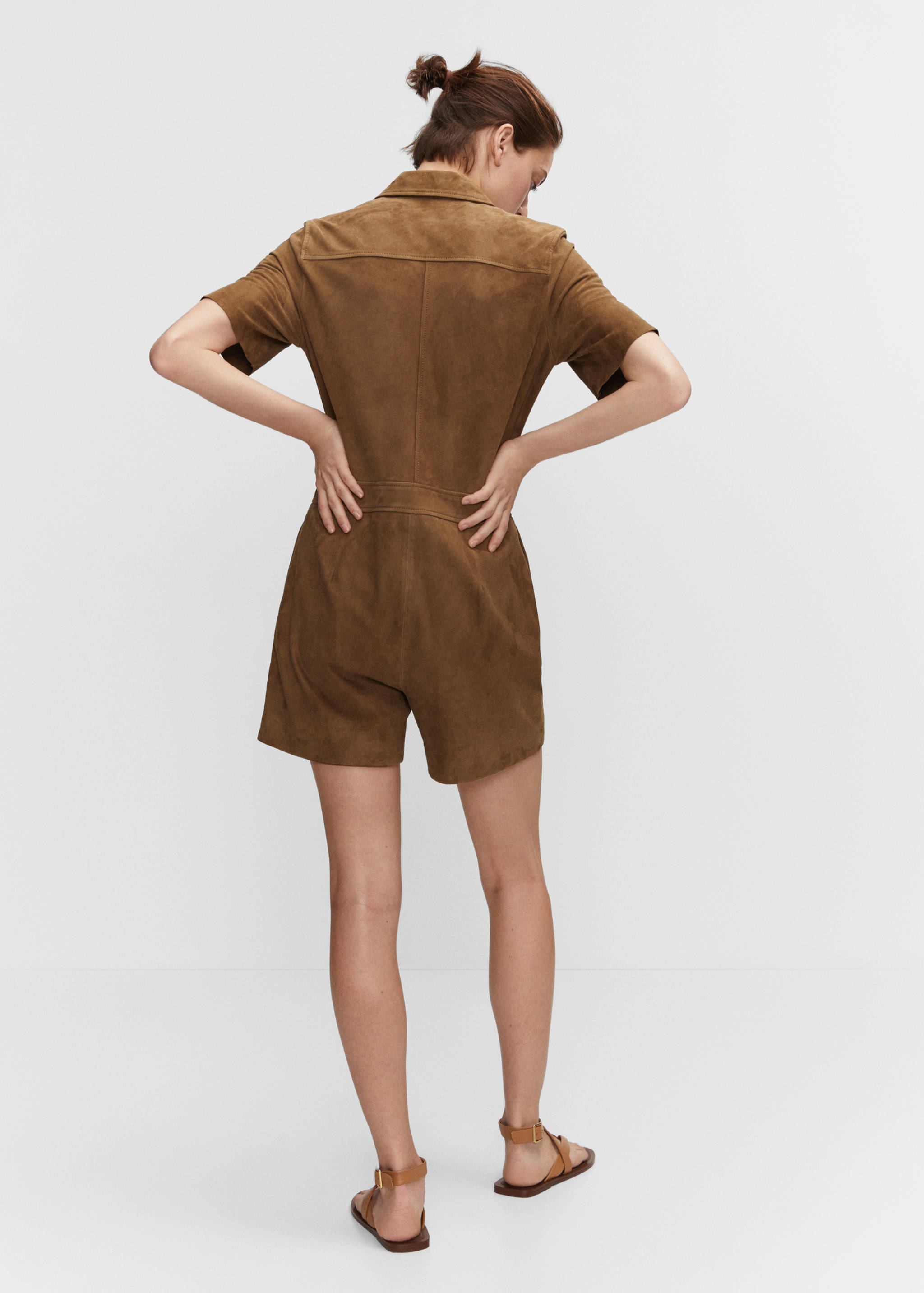 Combi-short cuir - Verso de l’article