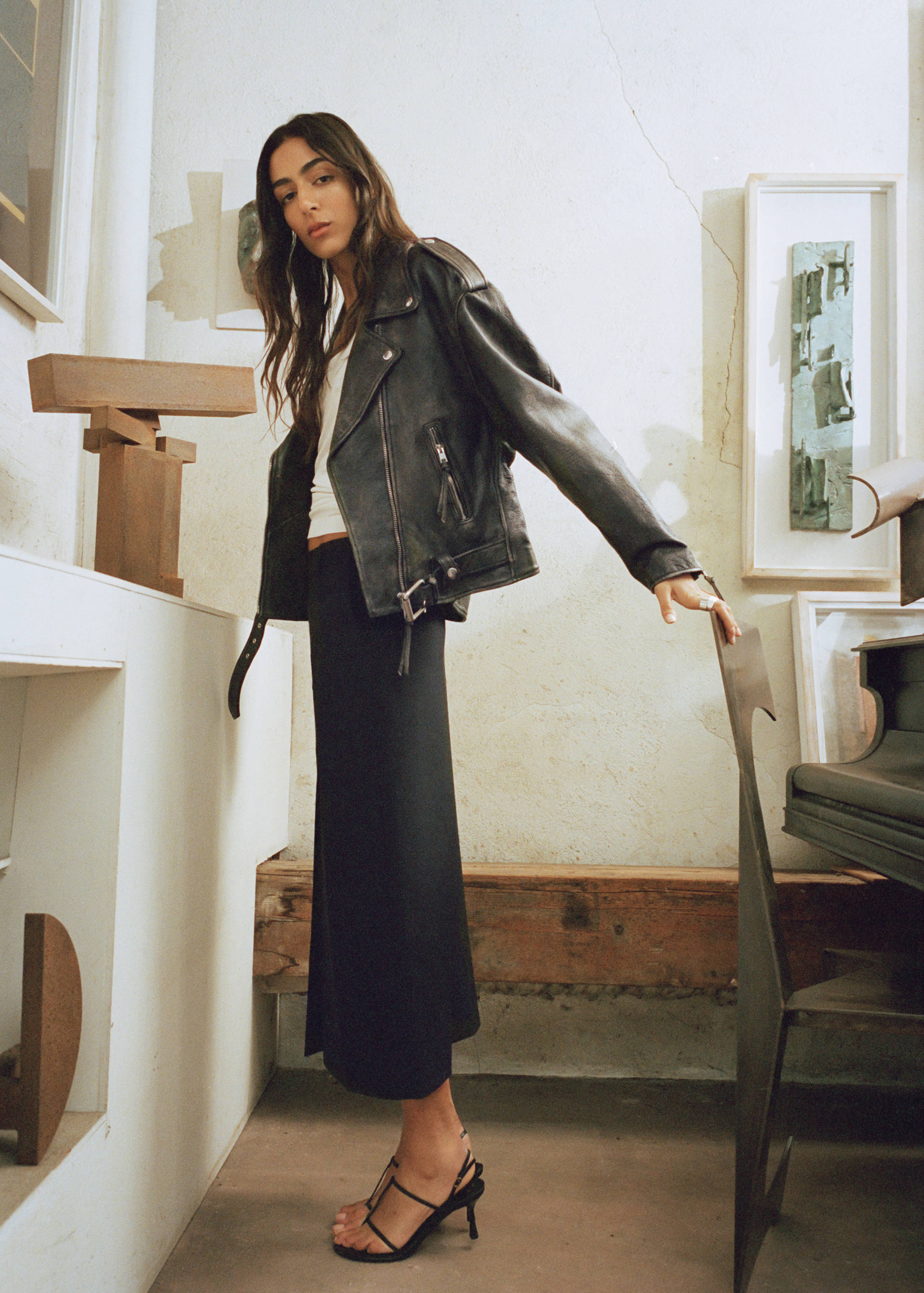 Jupe crayon en laine  - Détail de l'article 7