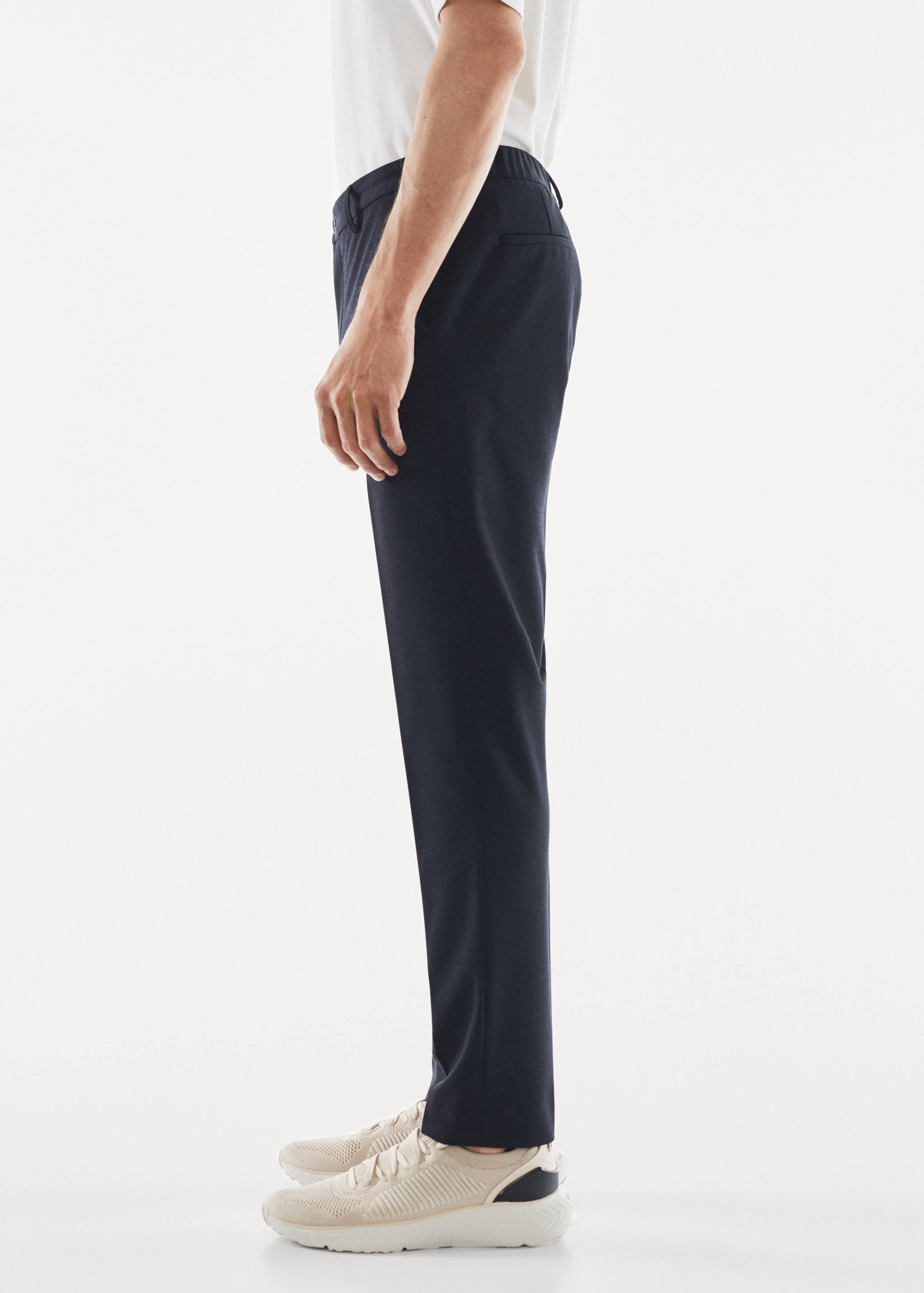 Pantalon costume slim fit texturé - Détail de l'article 6
