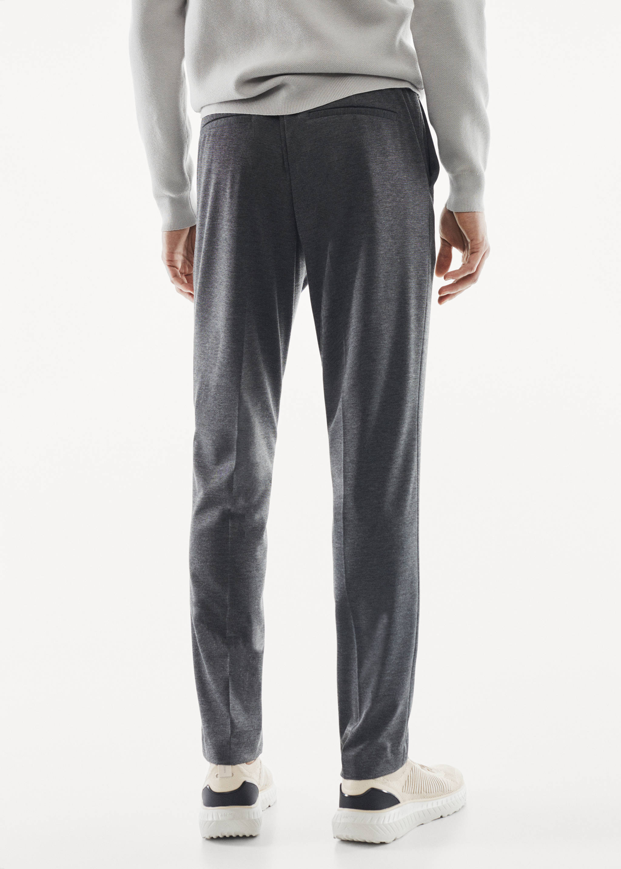 Pantalon costume slim fit texturé - Verso de l’article