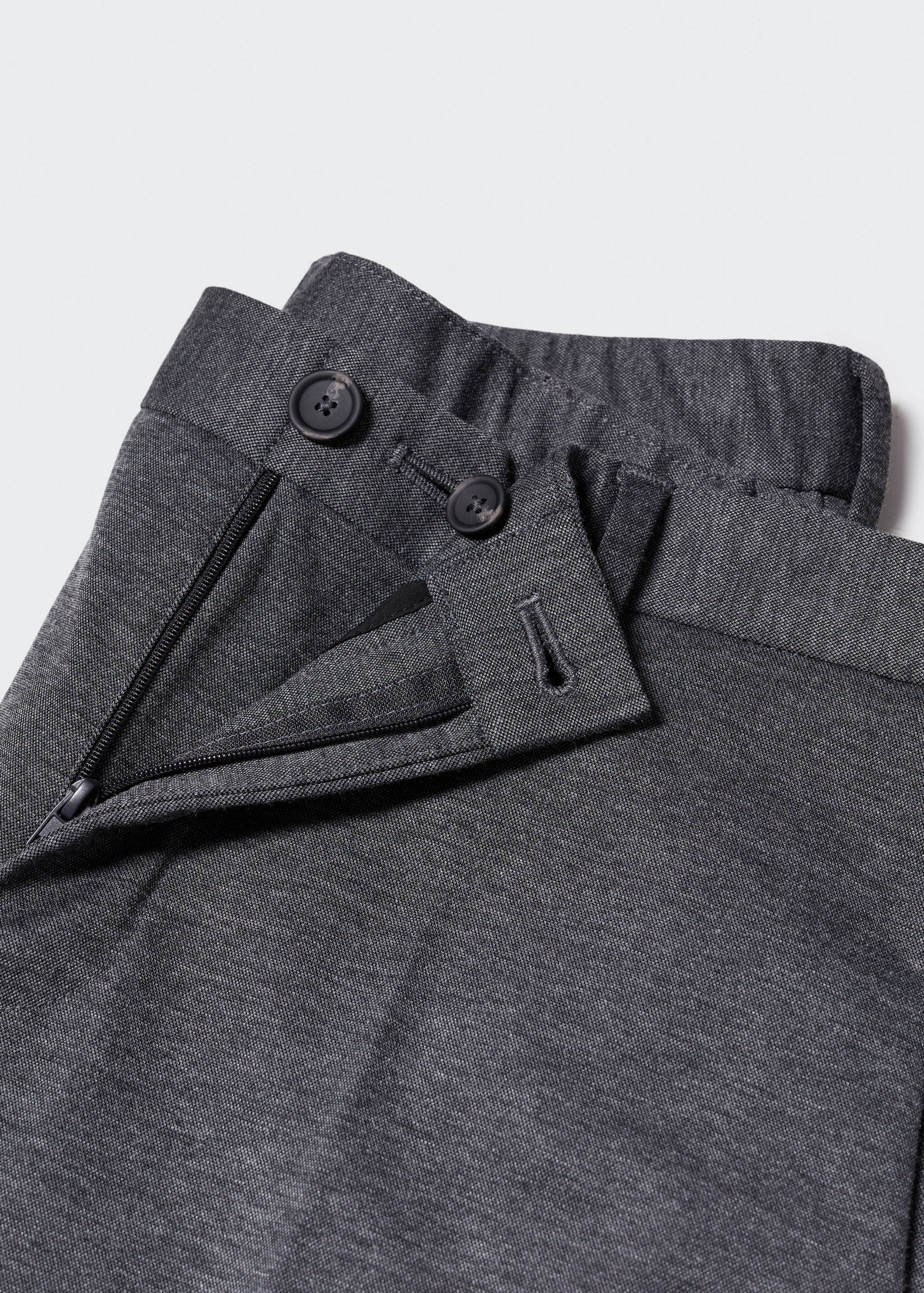 Pantalon costume slim fit texturé - Détail de l'article 8