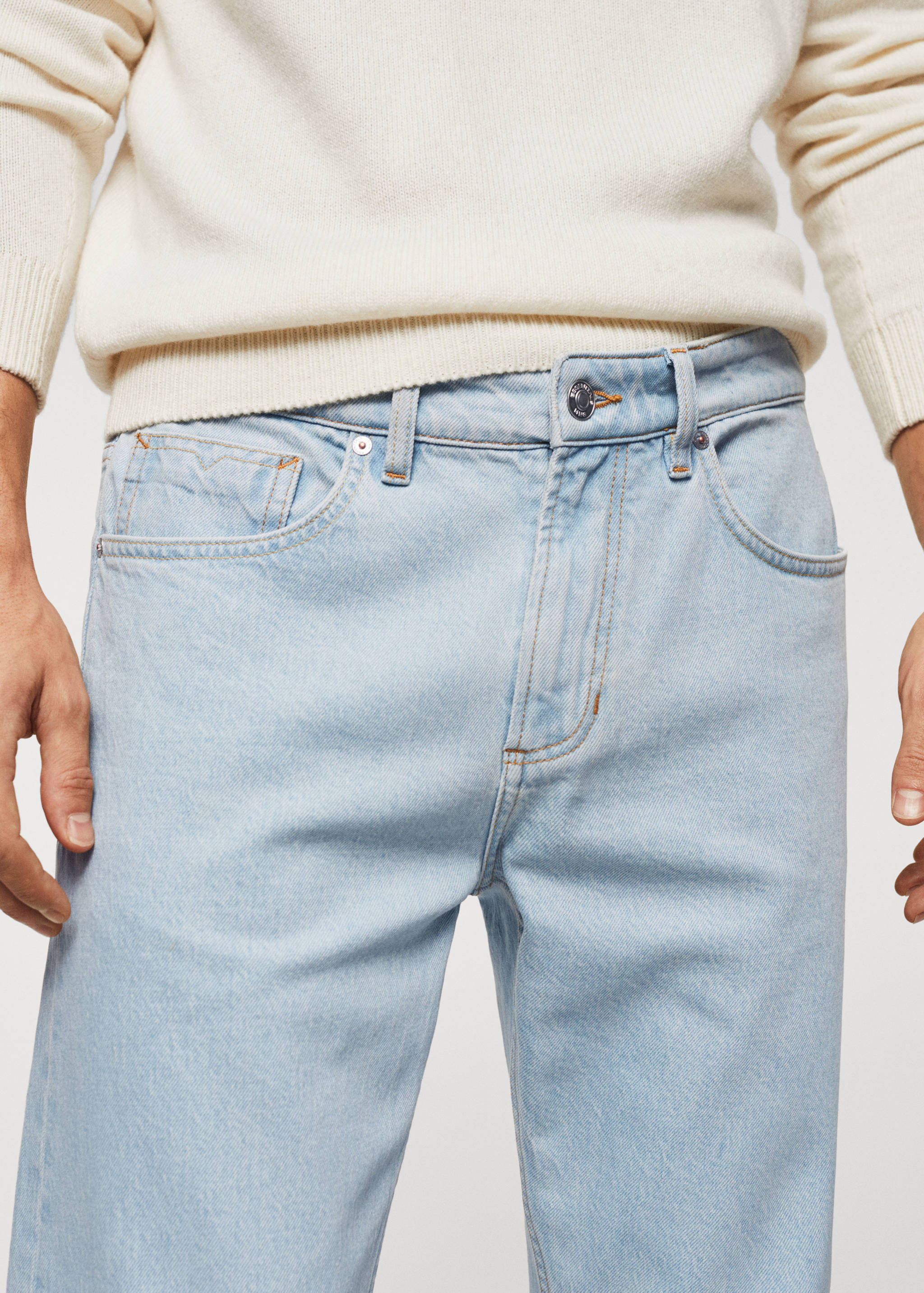 Ben tapered cropped jeans - Details of the article 1