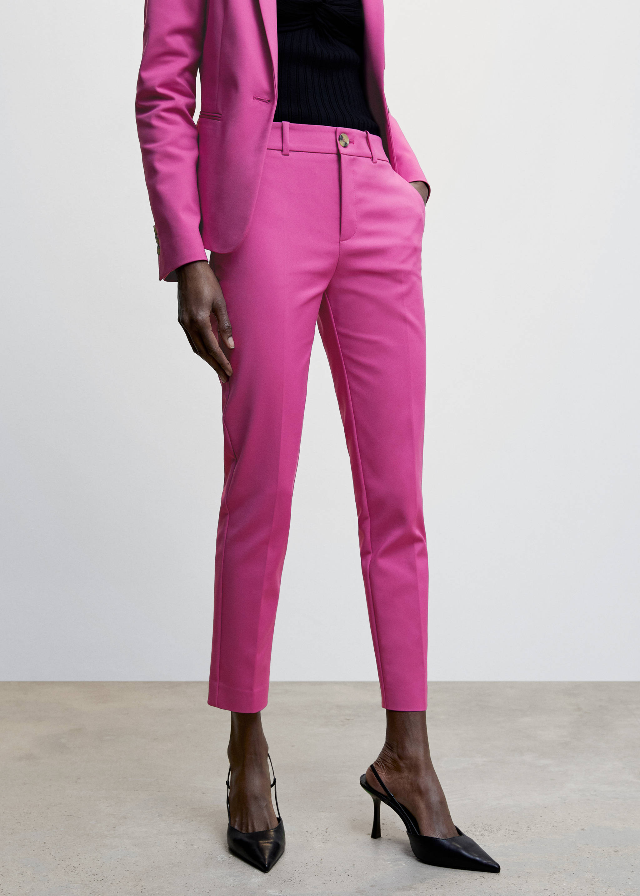 Pantalon de costume skinny - Plan moyen