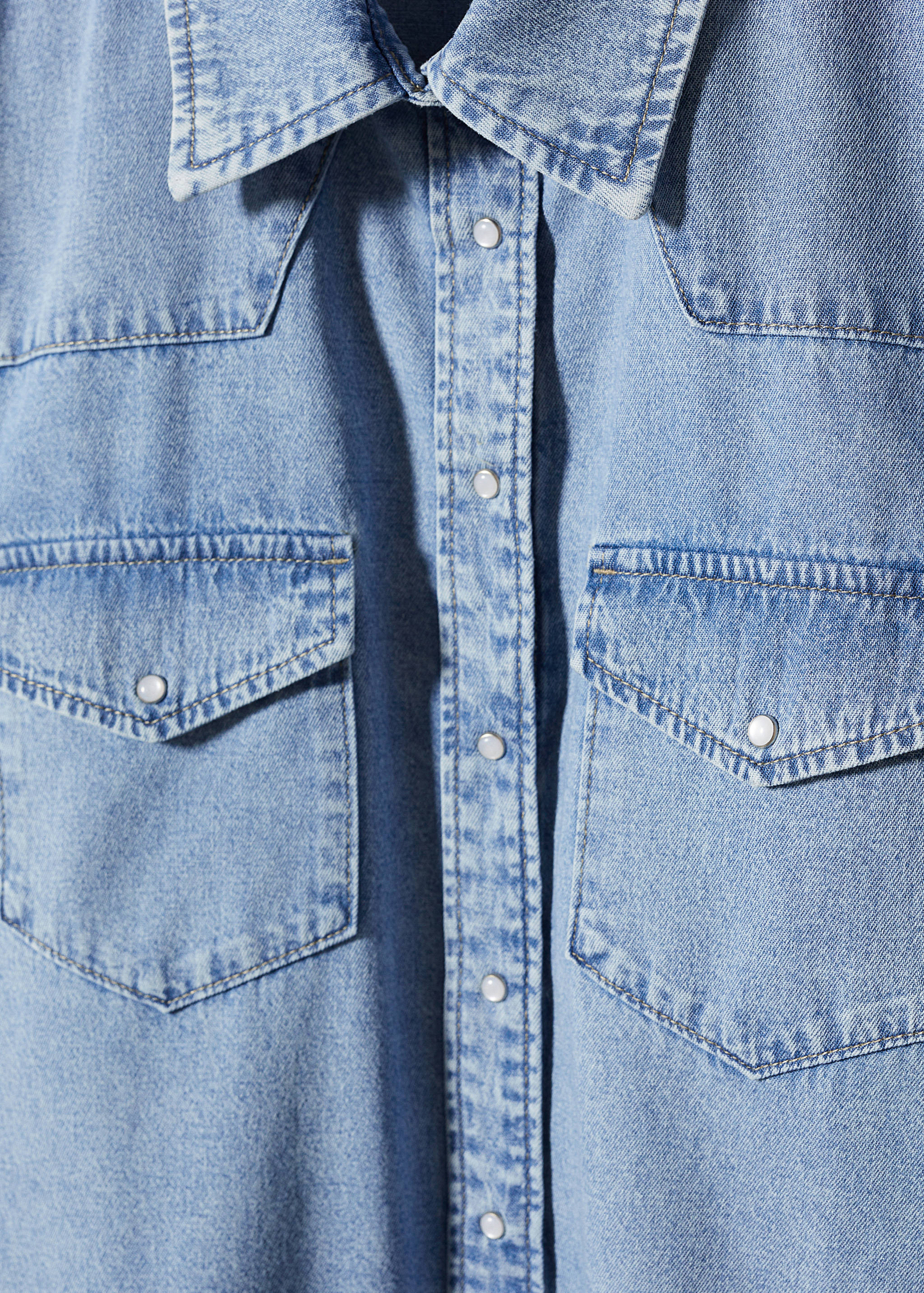 Chemise jean poches - Détail de l'article 8