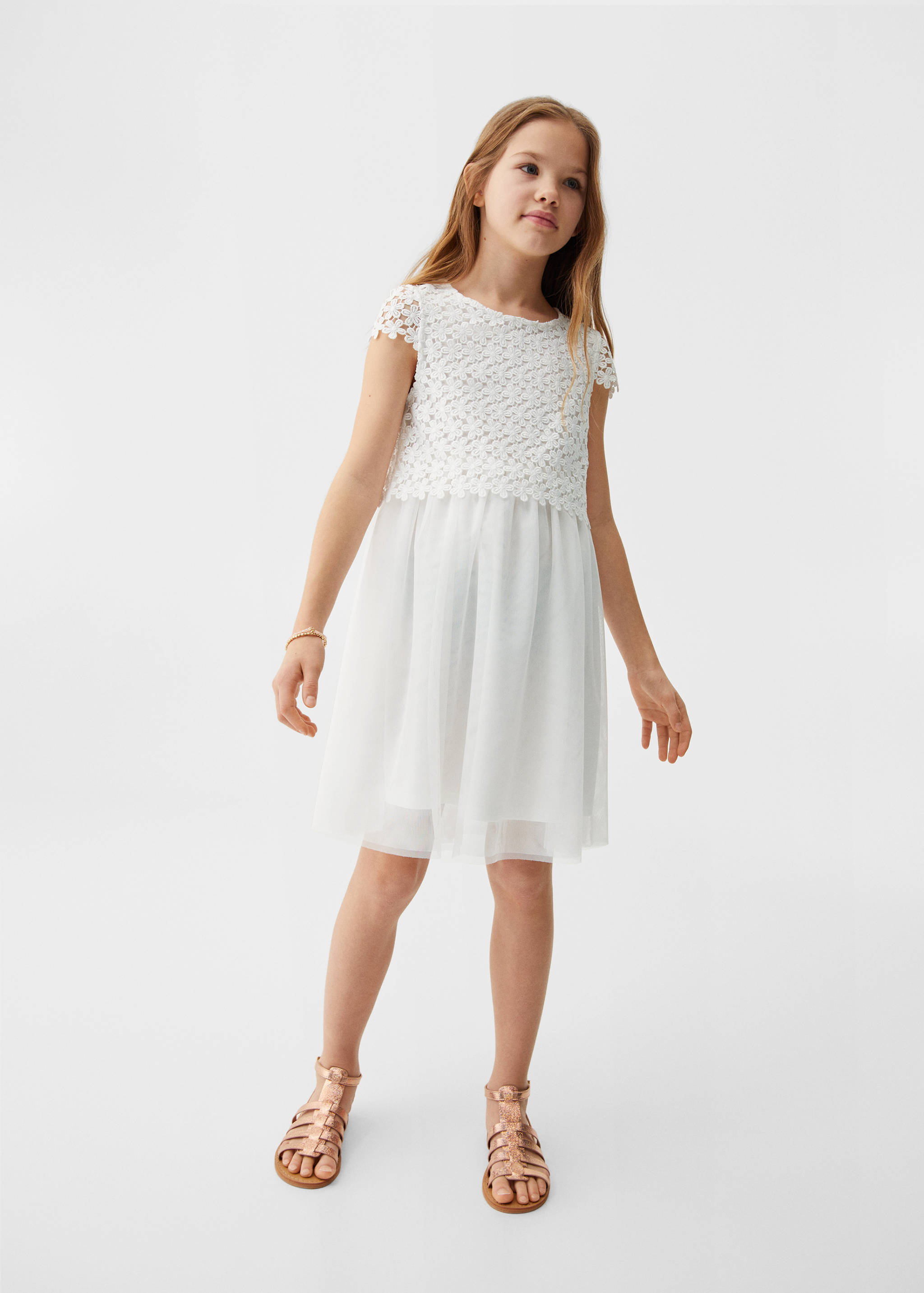 Guipure dress - General plane