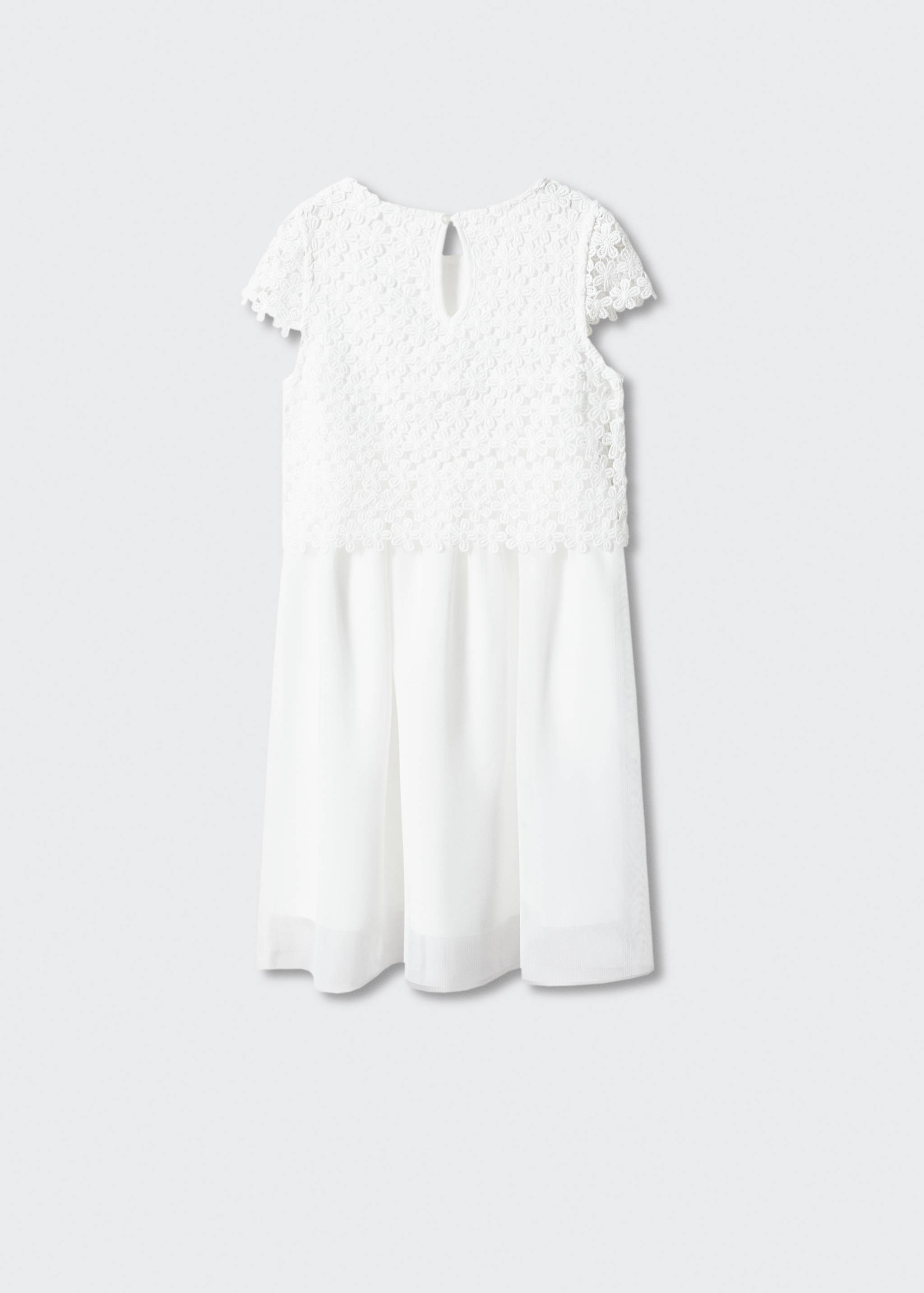 Guipure dress - Reverse of the article