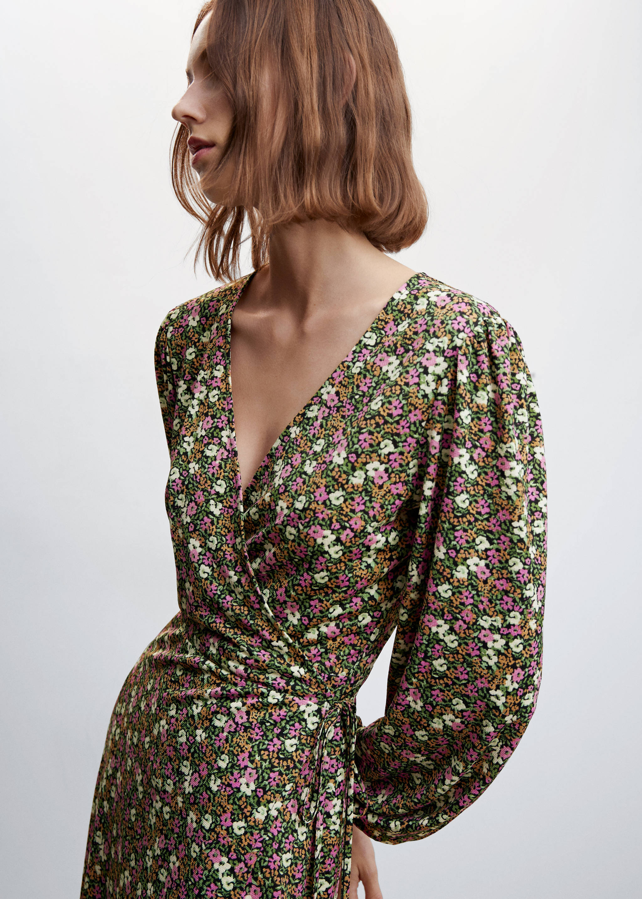 Vestido estampado abertura  - Detalle del artículo 6