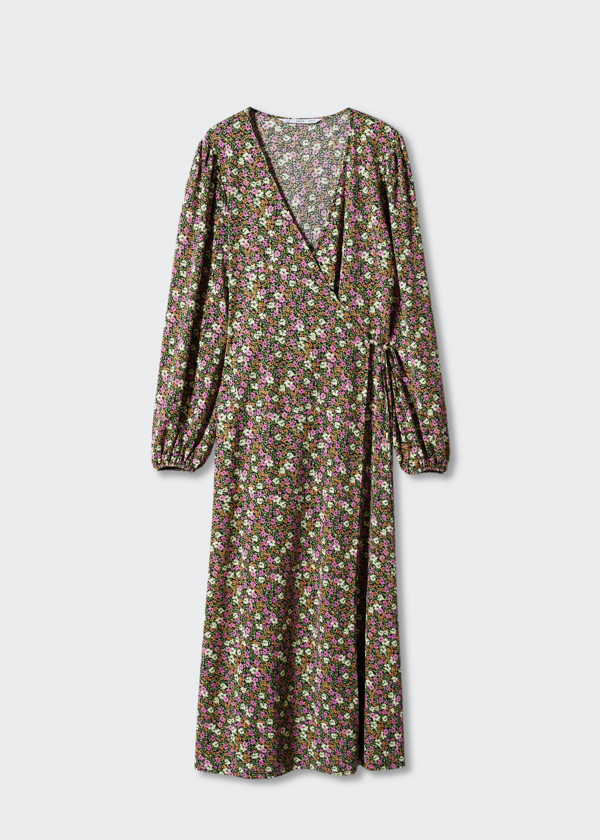 Vestido estampado abertura  - Artículo sin modelo