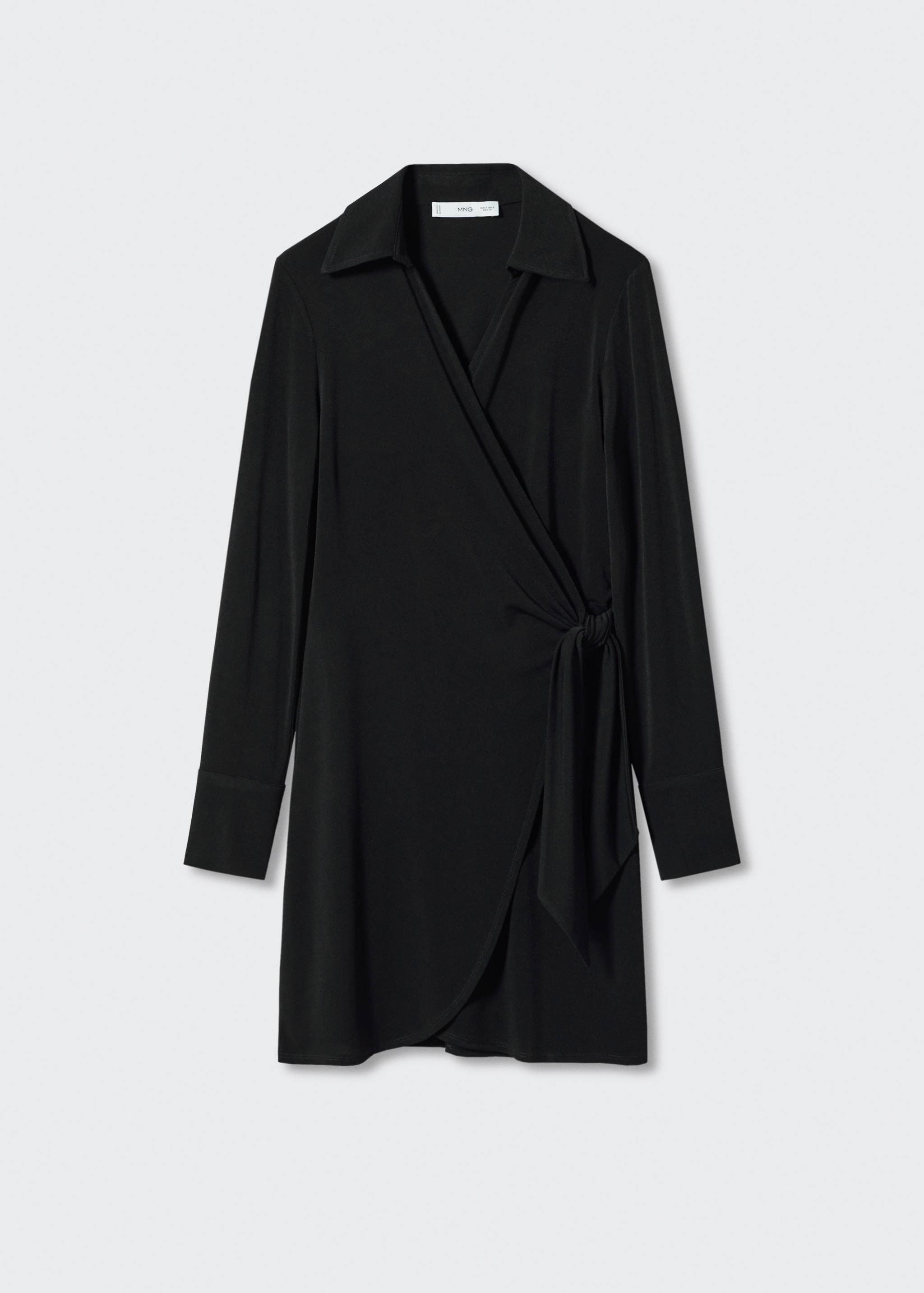 Vestido corto cruzado - Artículo sin modelo