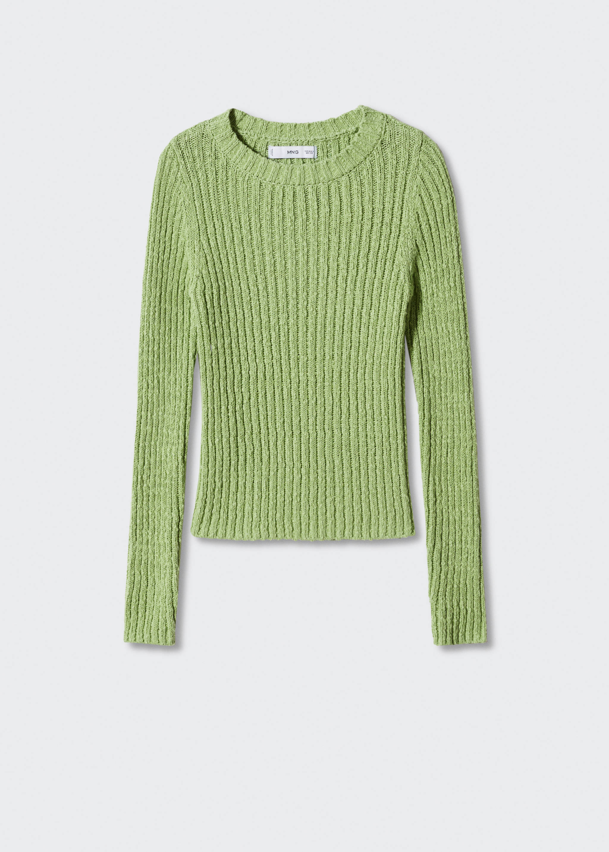 Ribbed chunky-knit sweater - Article without model