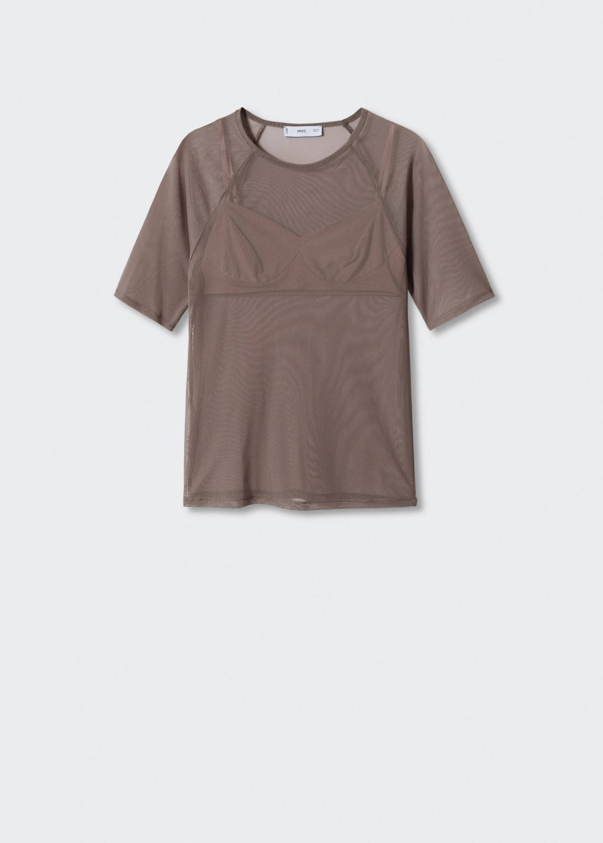 Semi-transparent bra top - Article without model