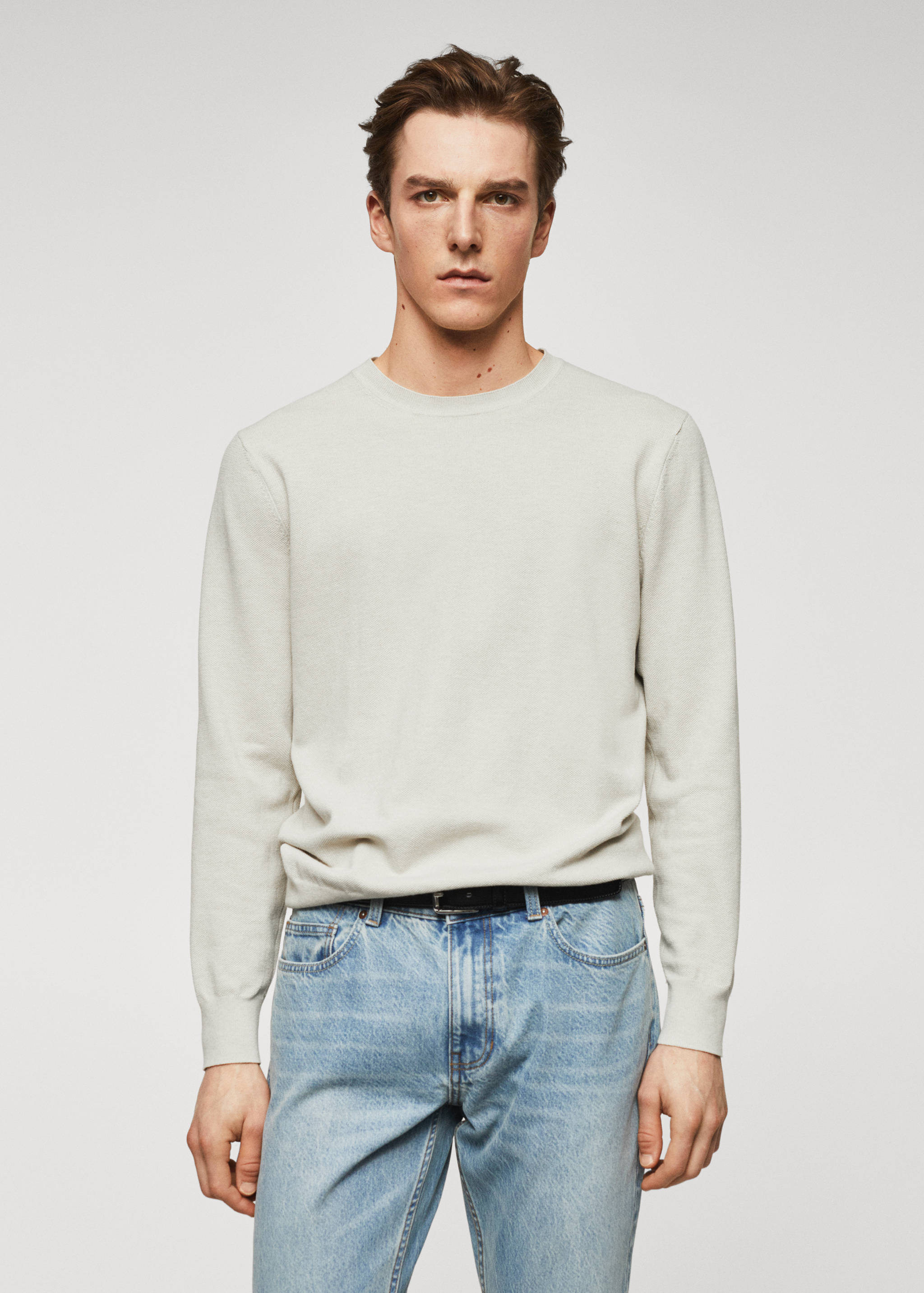 Jersey punto fino - Plano medio