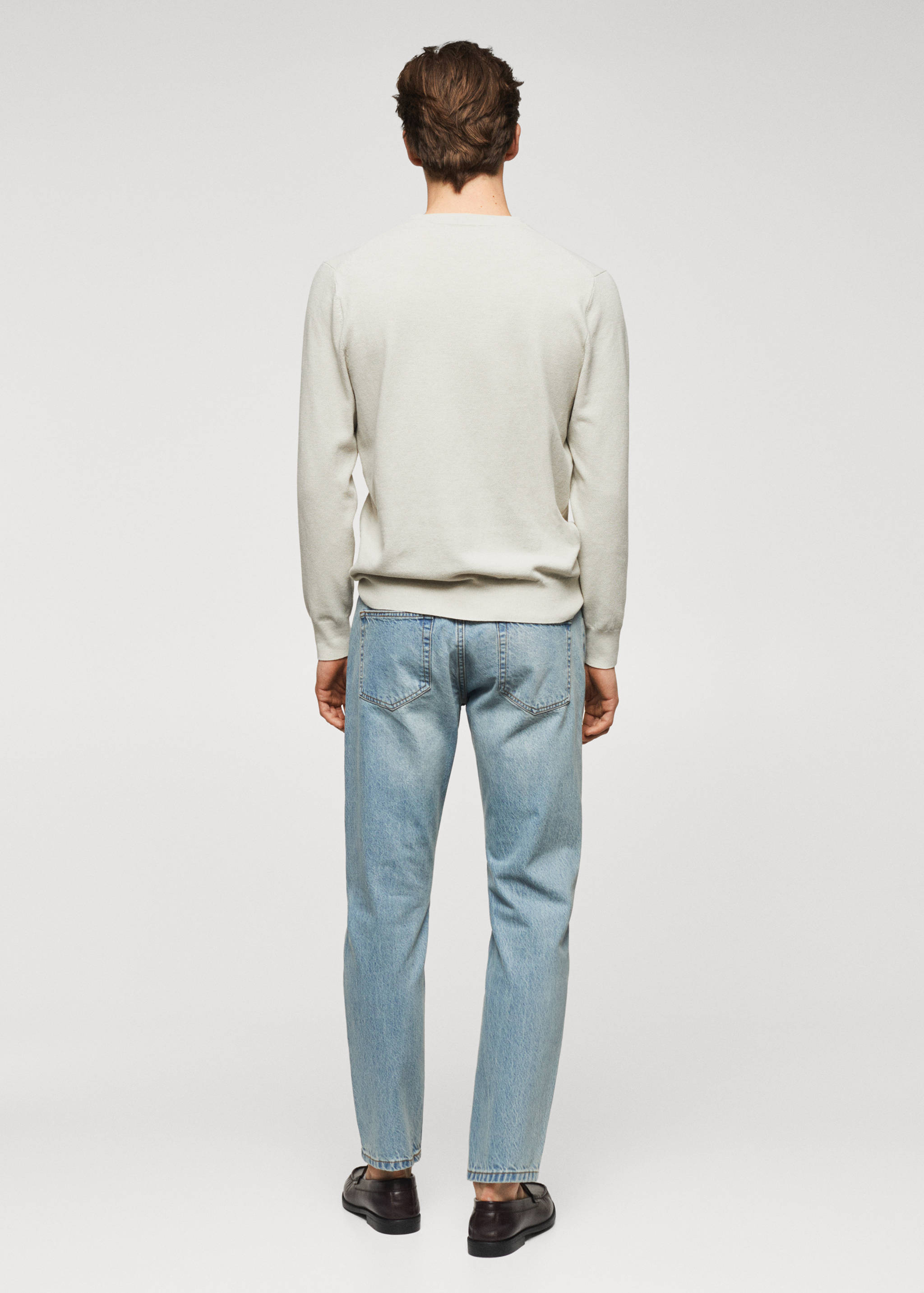 Jersey punto fino - Reverso del artículo