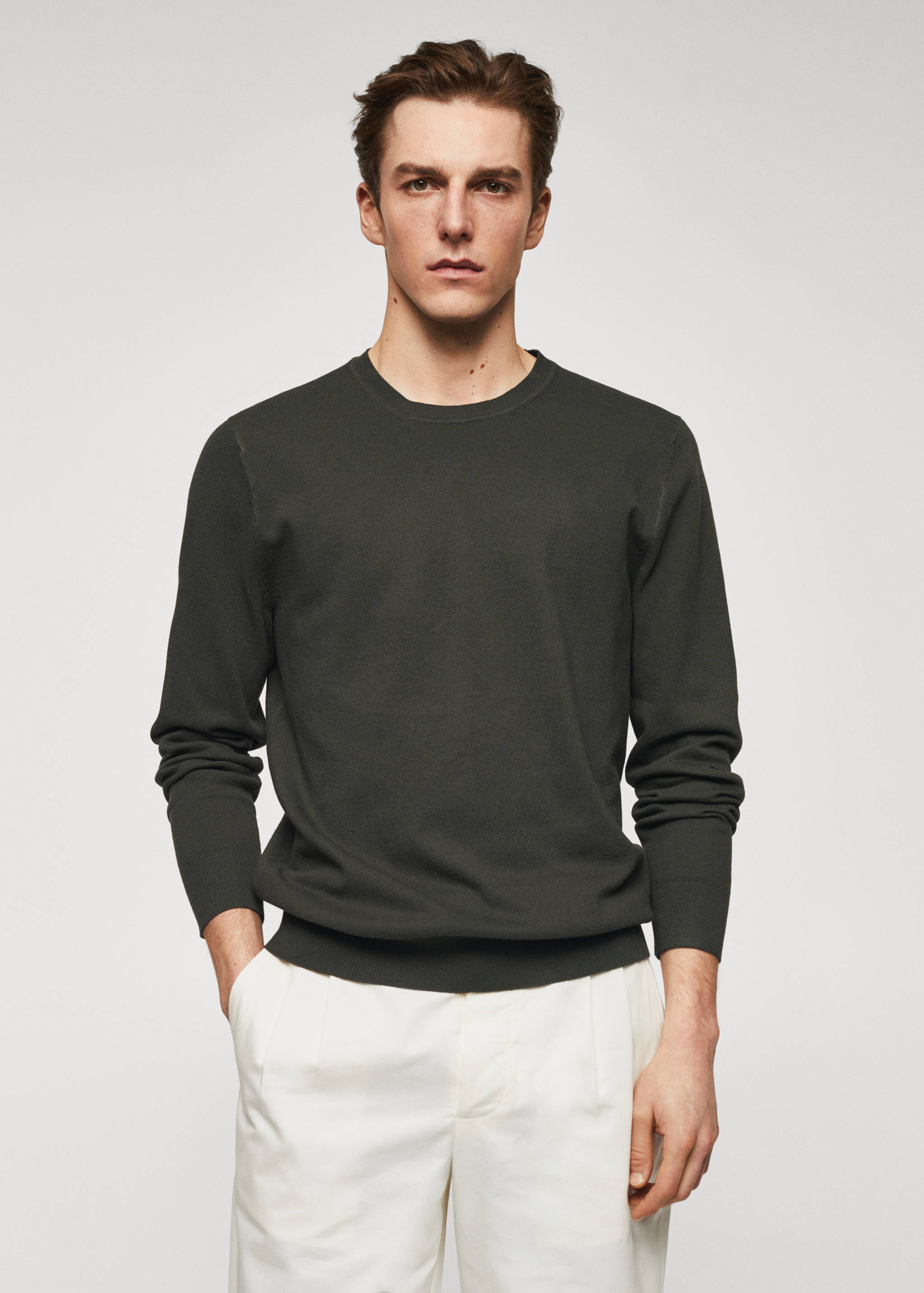 Jersey punto fino - Plano medio