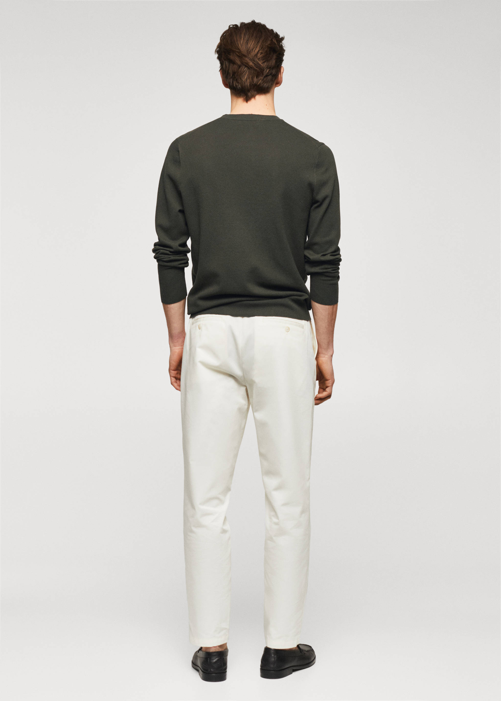 Jersey punto fino - Reverso del artículo