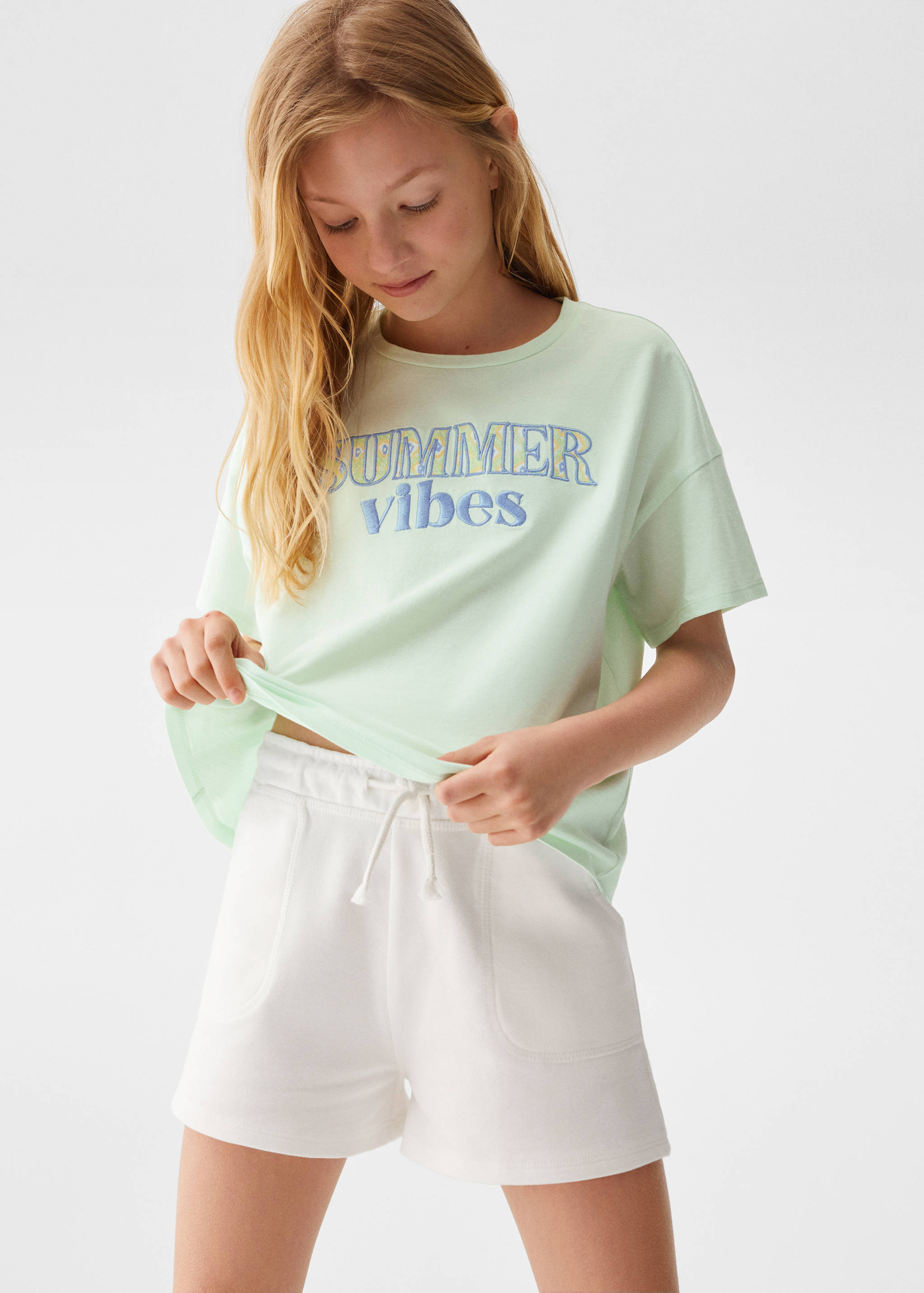 Short jogger algodón - Plano medio