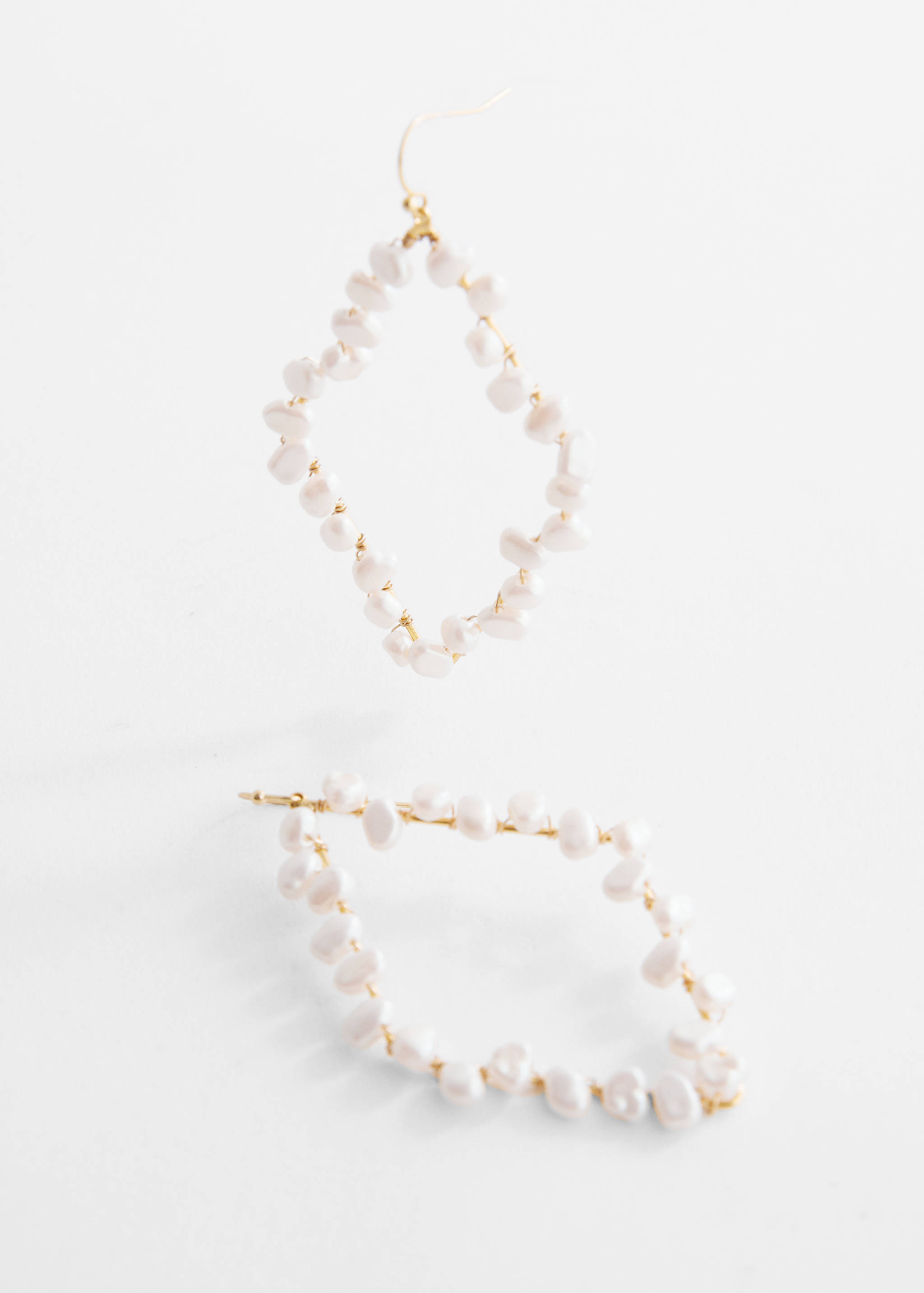 Boucles d'oreilles losange - Plan moyen