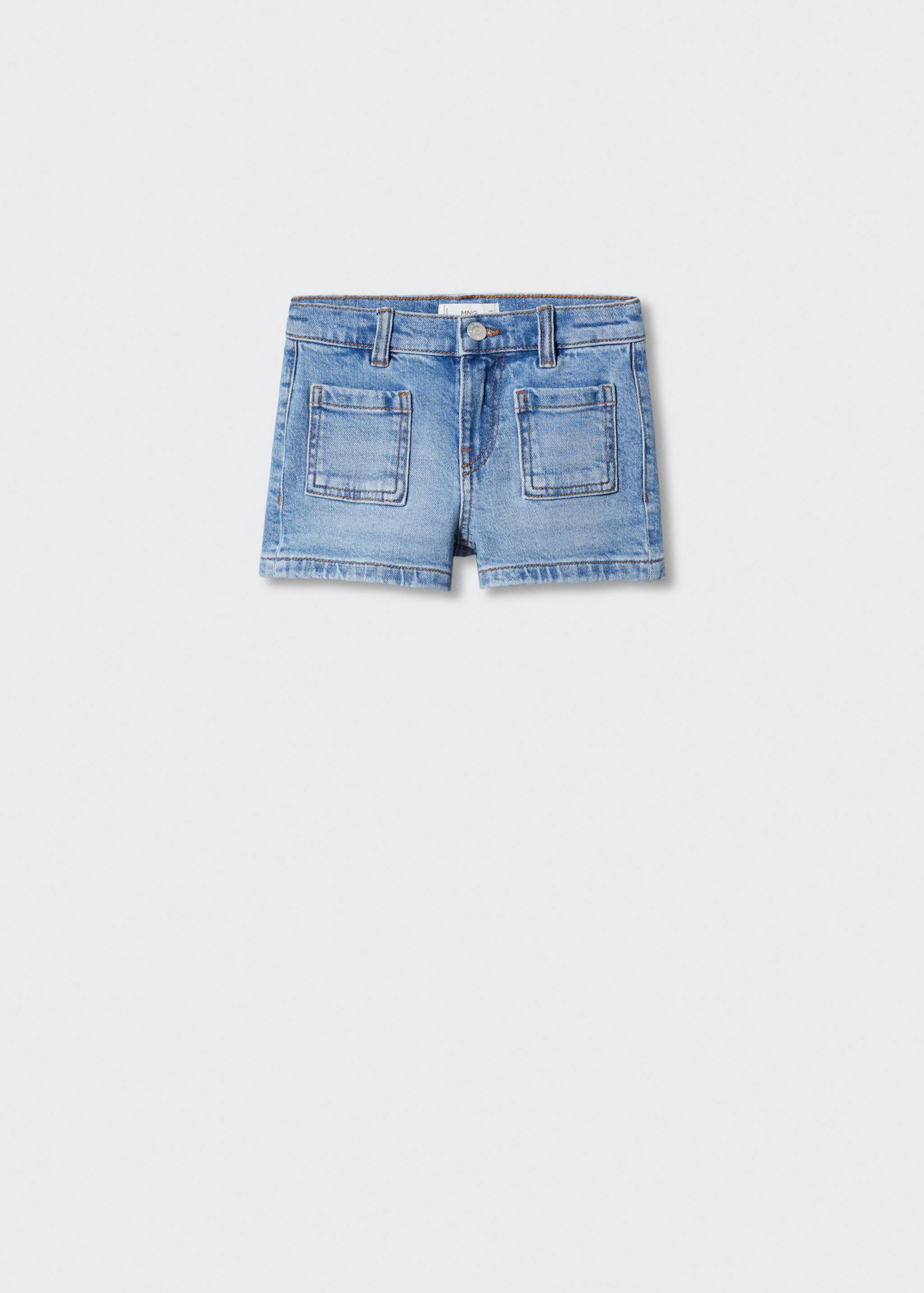 Denim shorts with pockets - Article without model