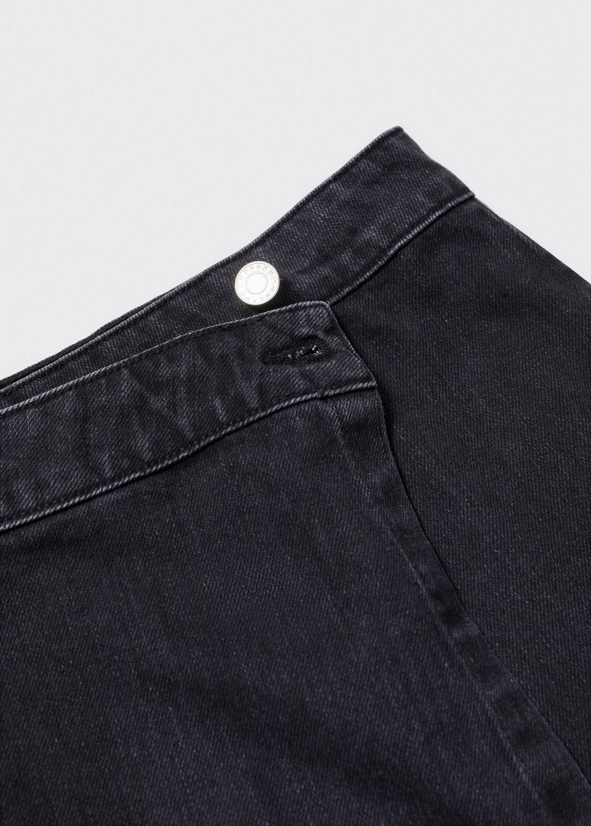 Crossed denim mini-skirt - Details of the article 8