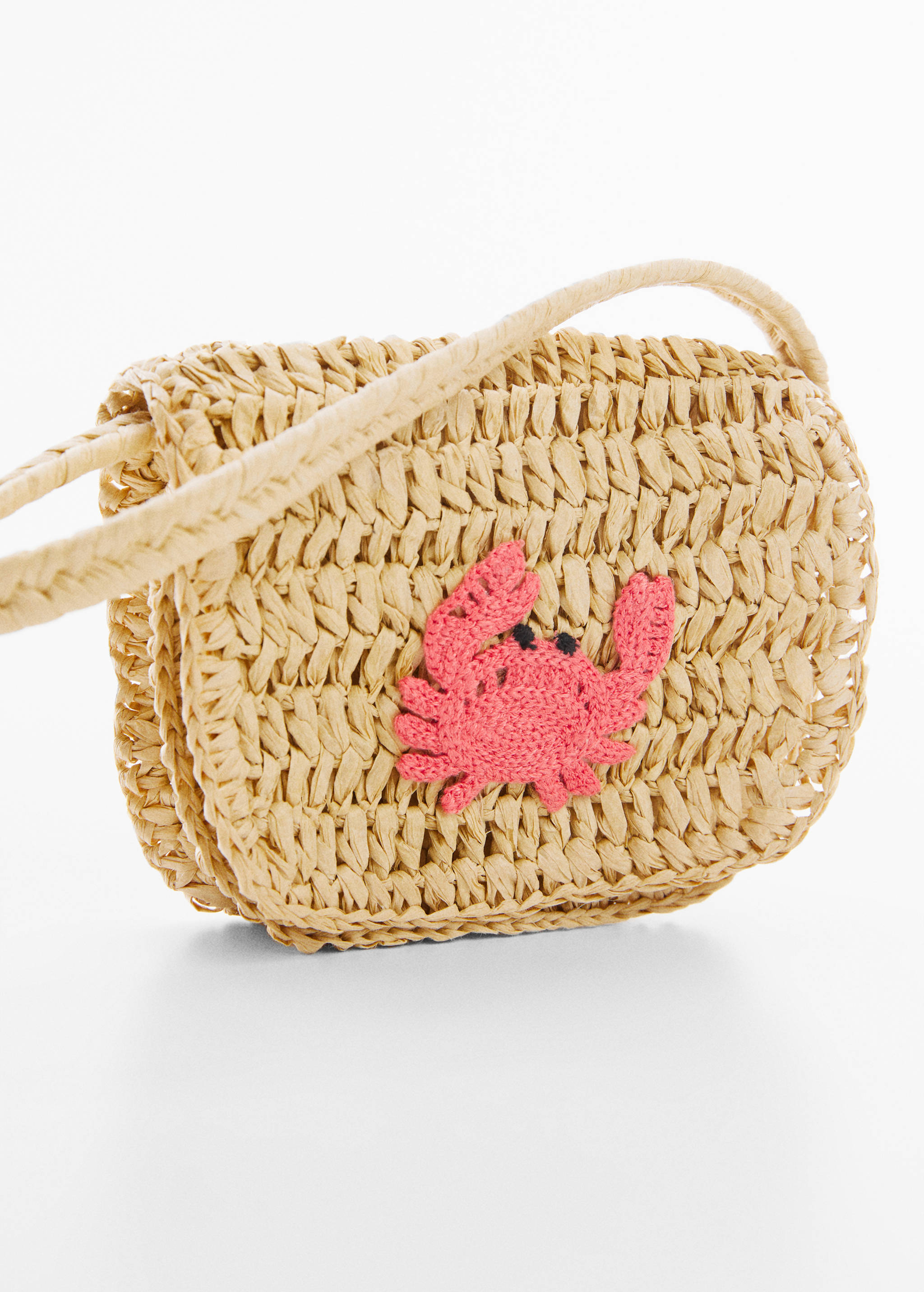 Соломенная сумка  - Деталь изделия 1