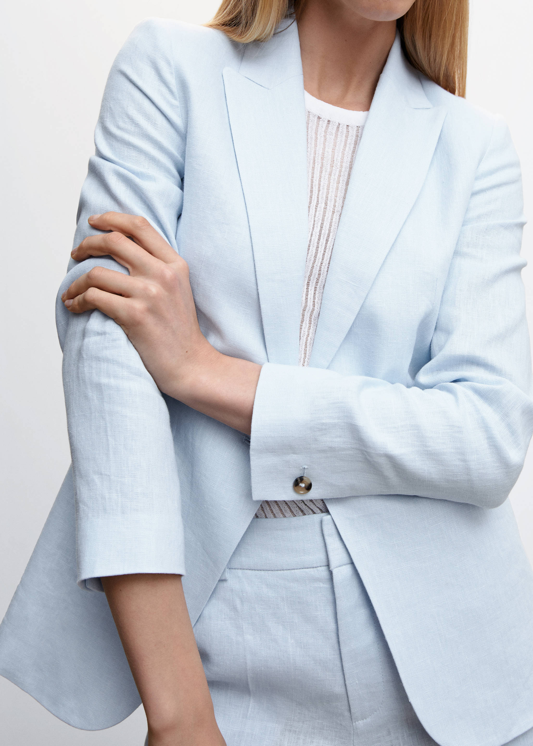 Veste costume 100 % lin  - Détail de l'article 6