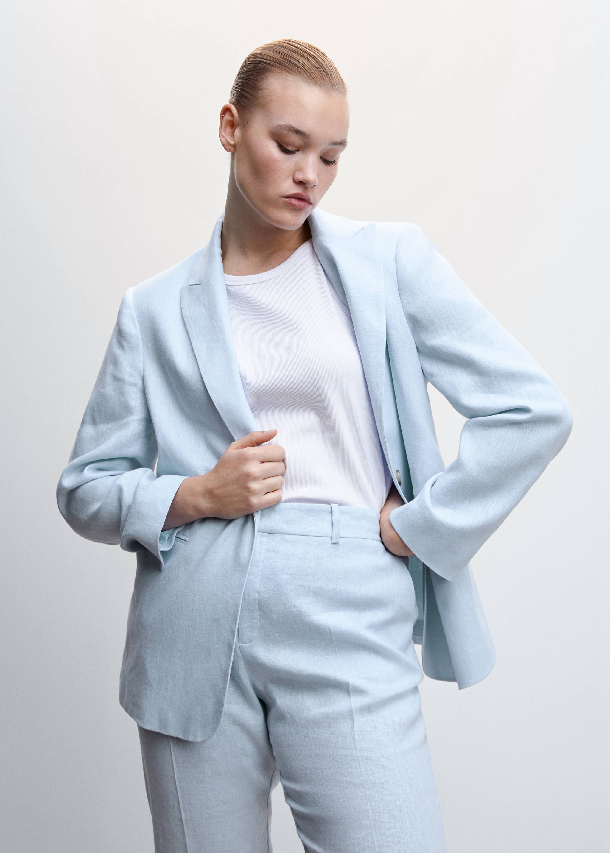 Veste costume 100 % lin  - Détail de l'article 5