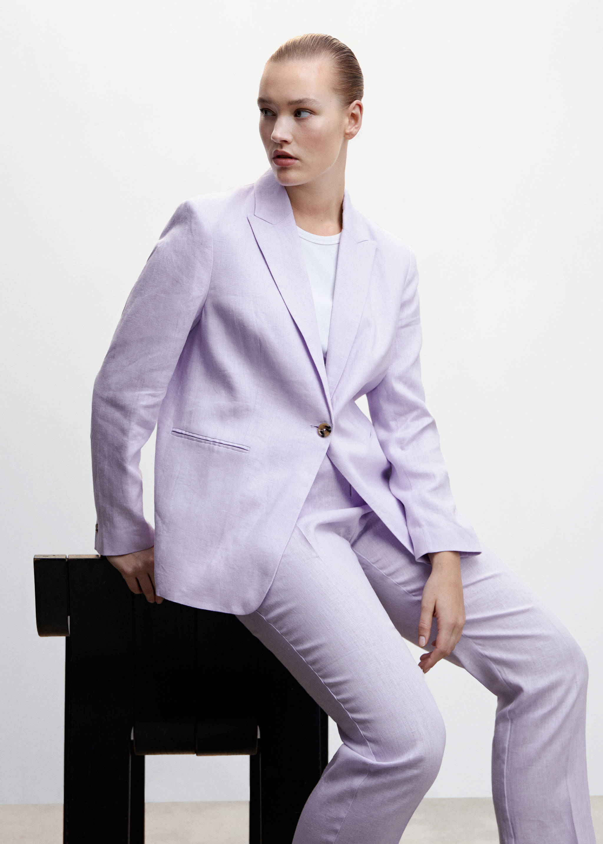 Veste costume 100 % lin  - Détail de l'article 4