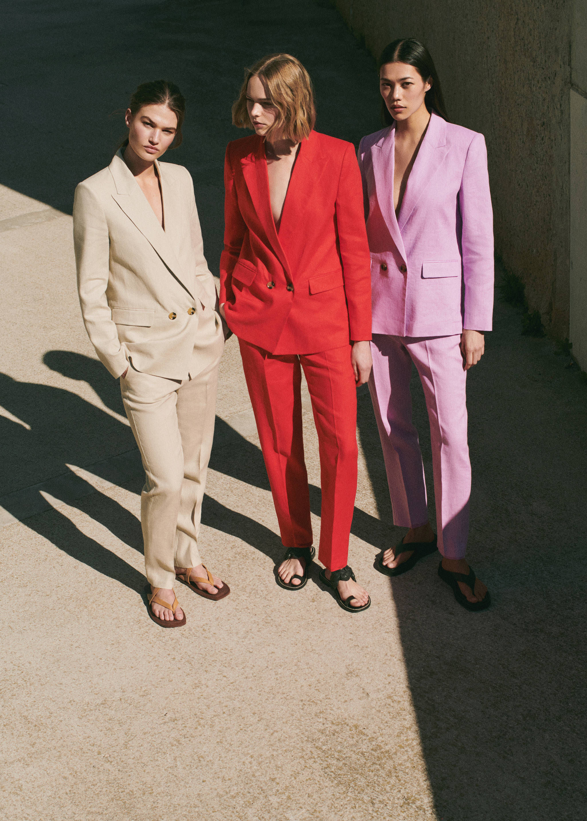 Костюмный пиджак 100% лен  - Деталь изделия 6