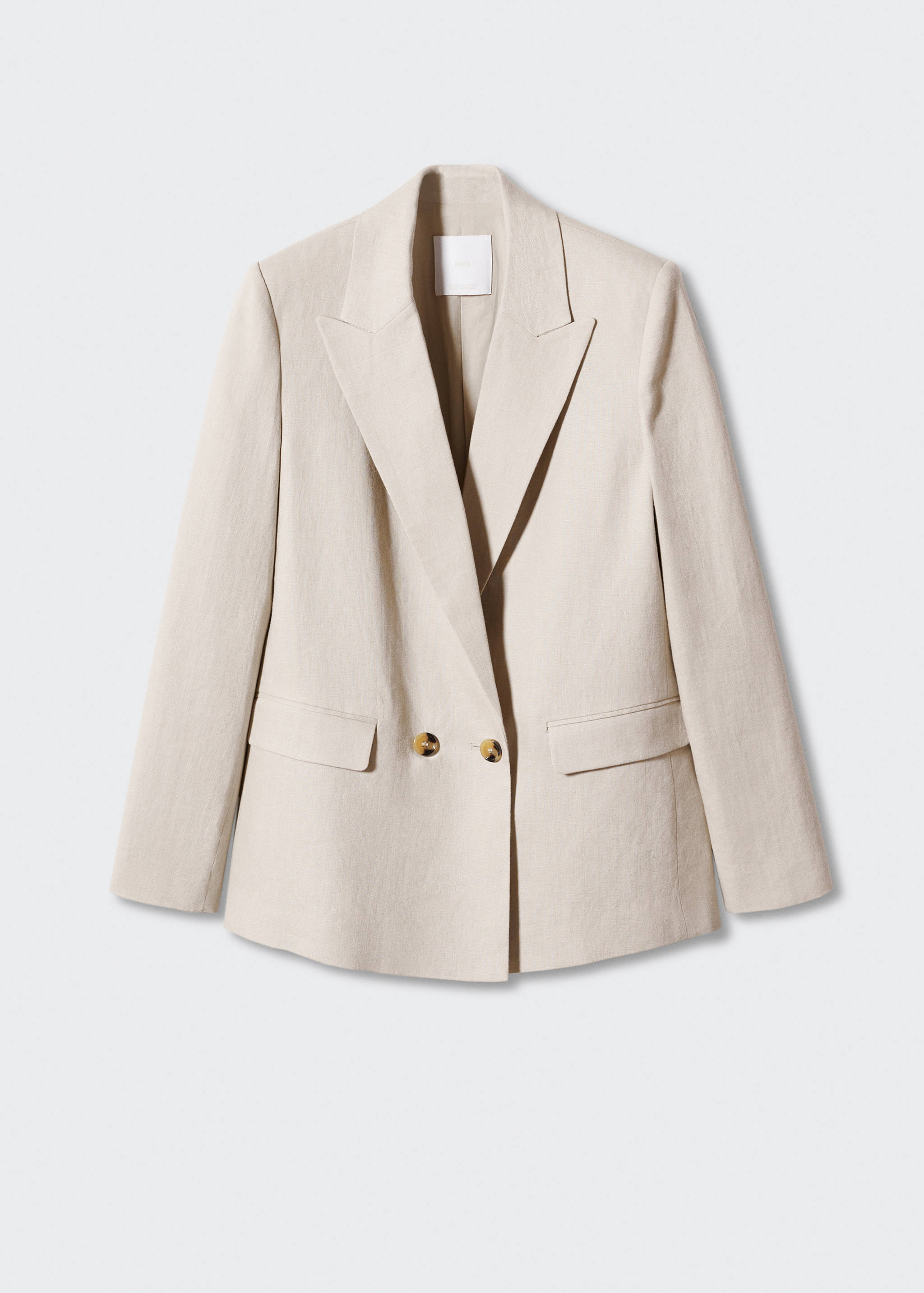 Костюмный пиджак 100% лен  - Изделие без модели