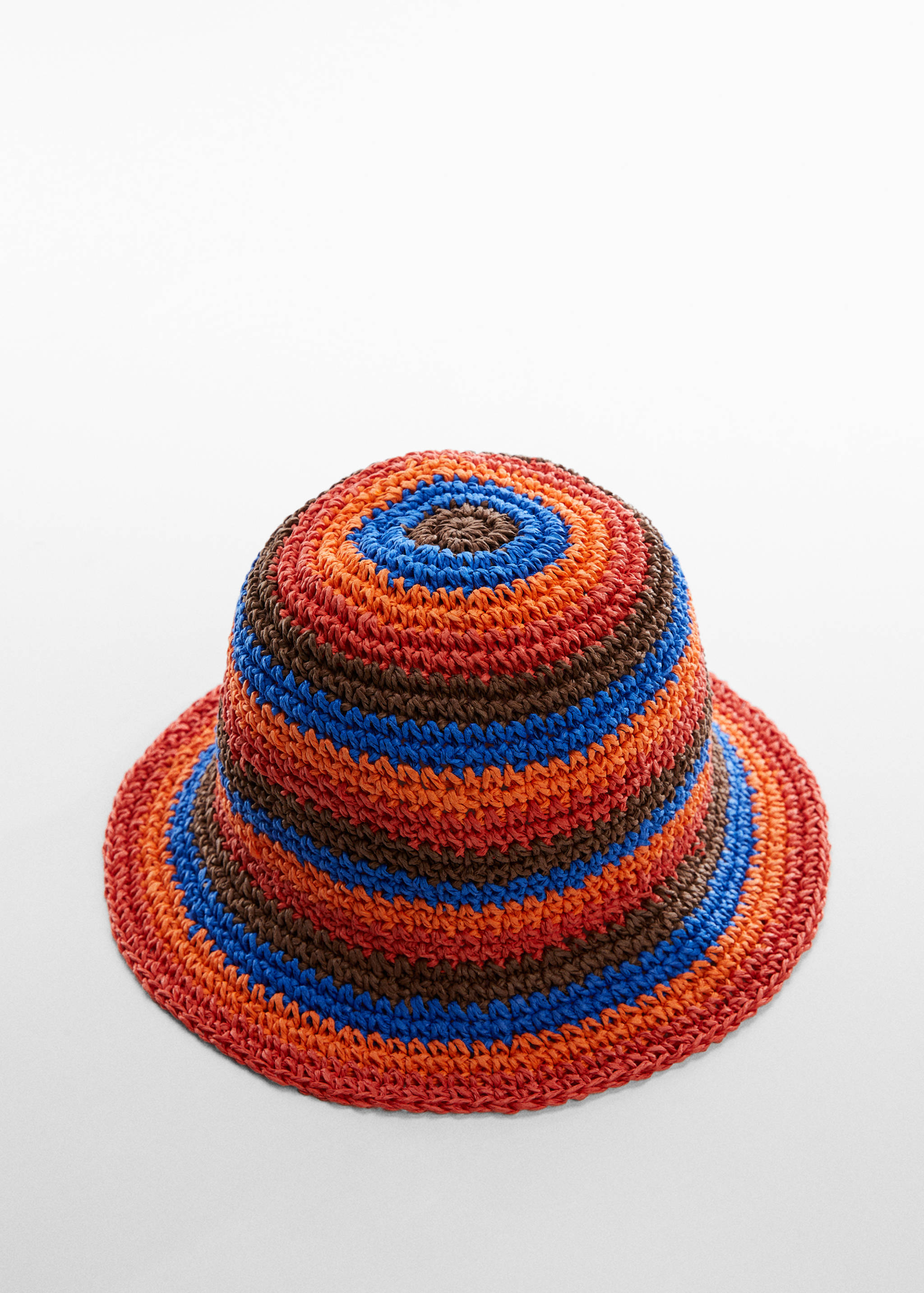 Multi-coloured bucket hat - Medium plane