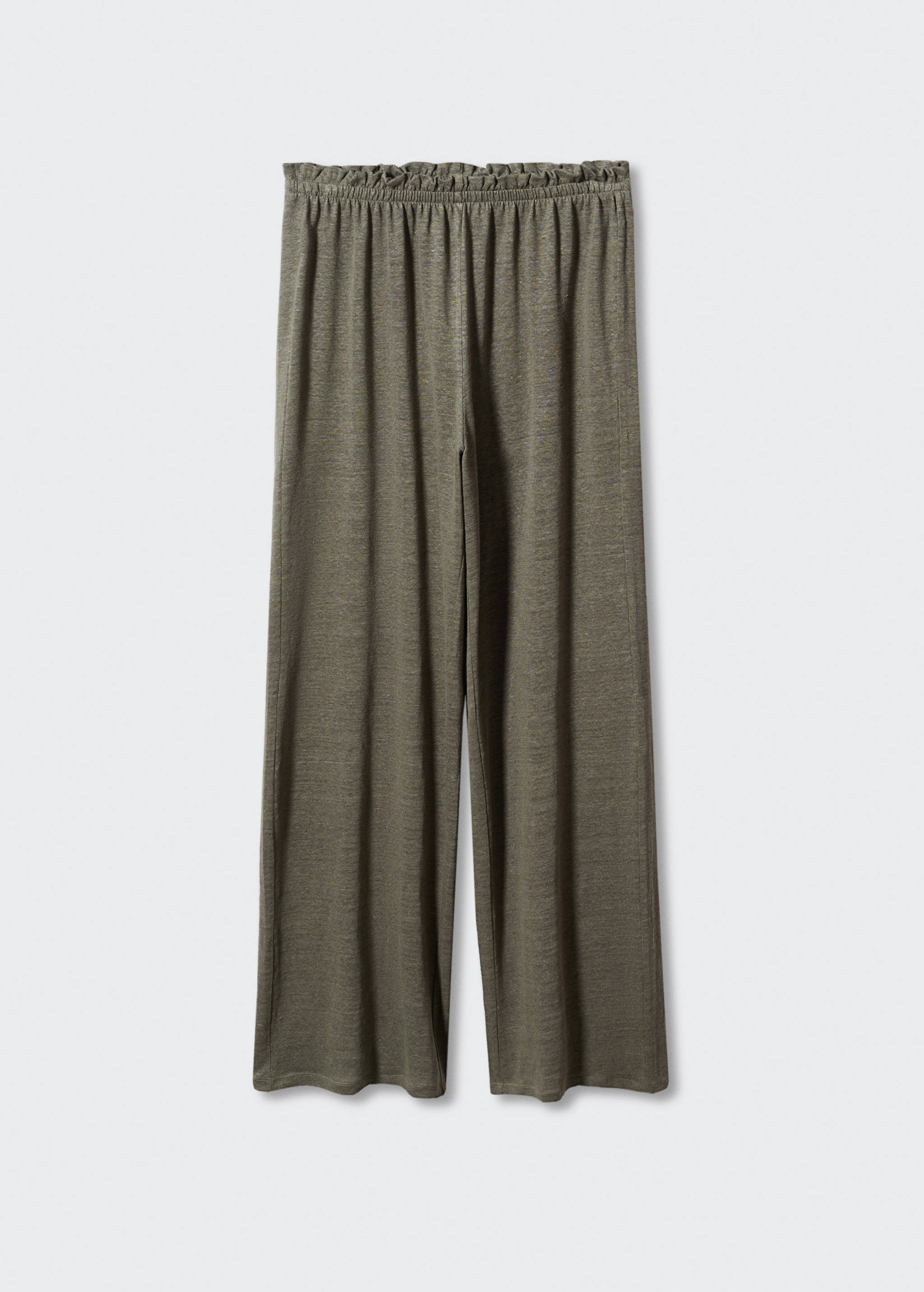 100% linen wideleg trousers - Article without model