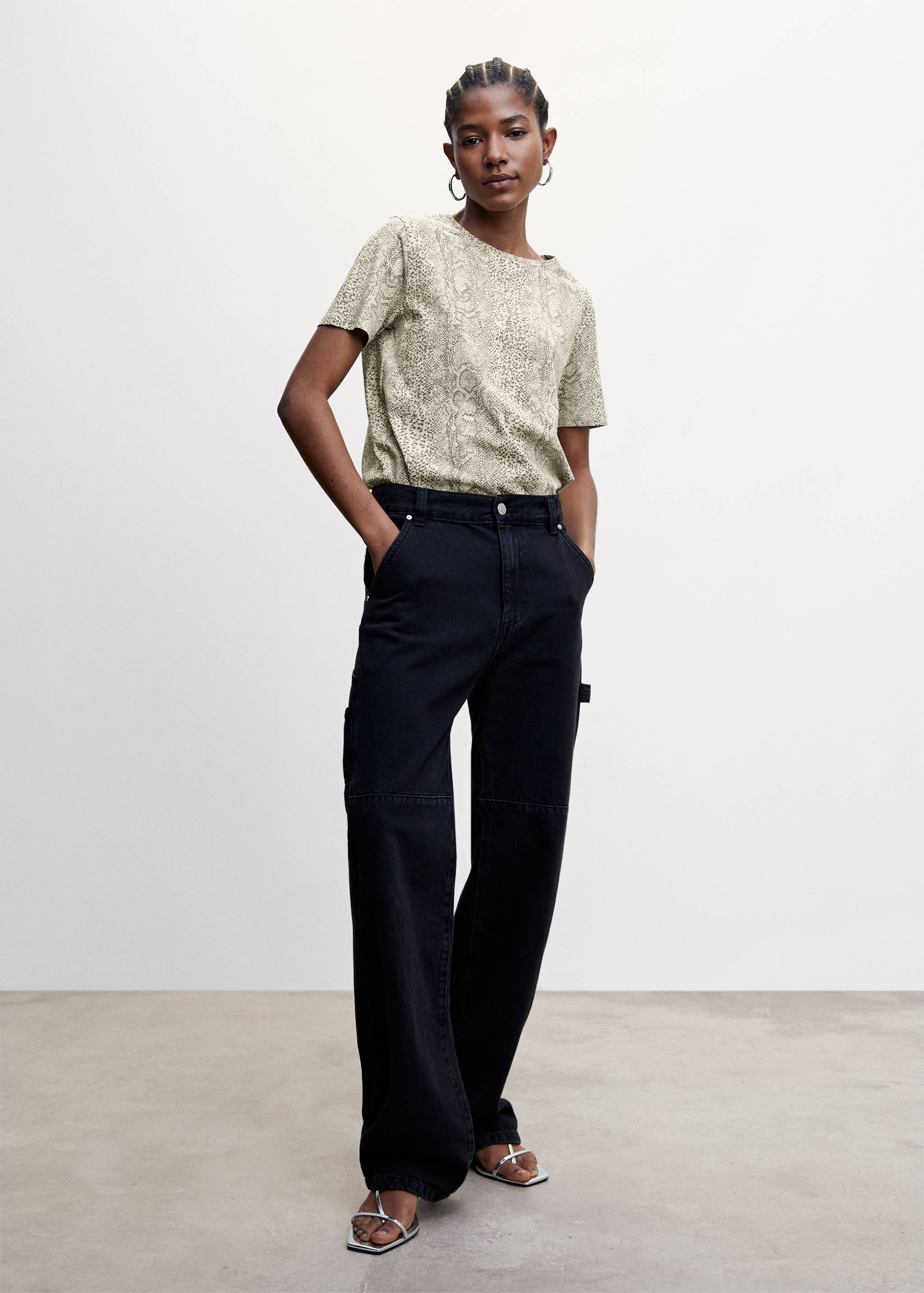 Camiseta animal print - Plano general