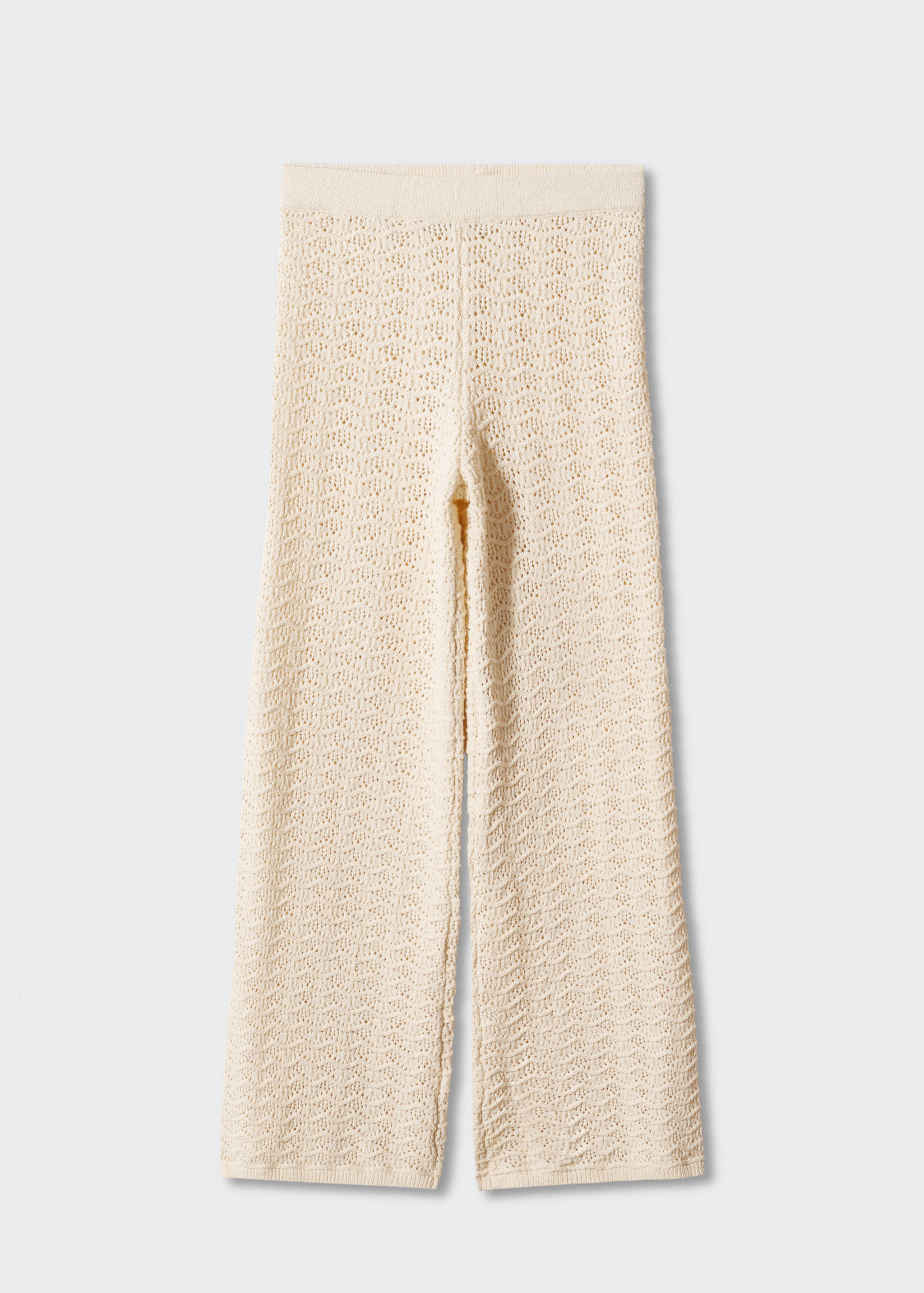 Брюки-палаццо из трикотажа - Изделие без модели