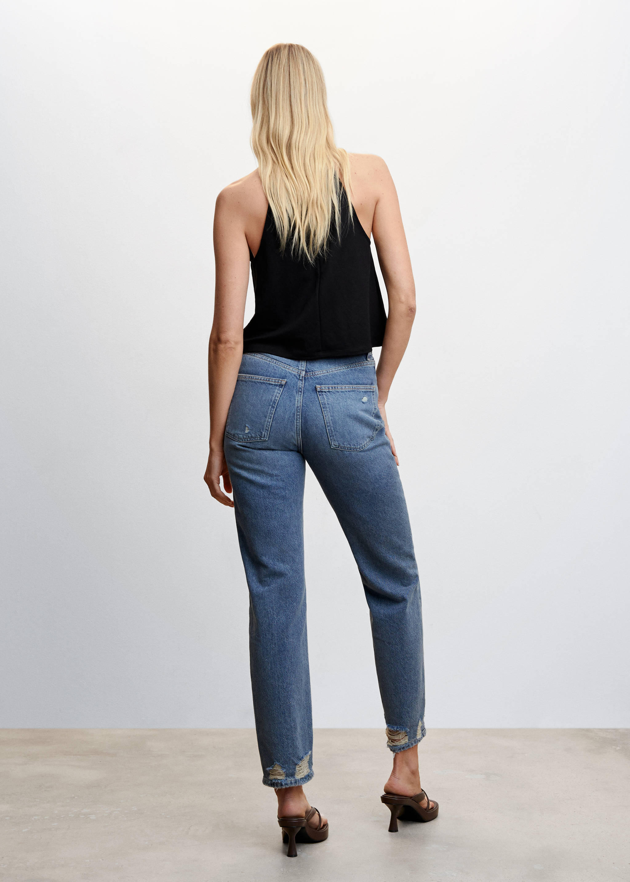 Crop top halter neck - Reverse of the article