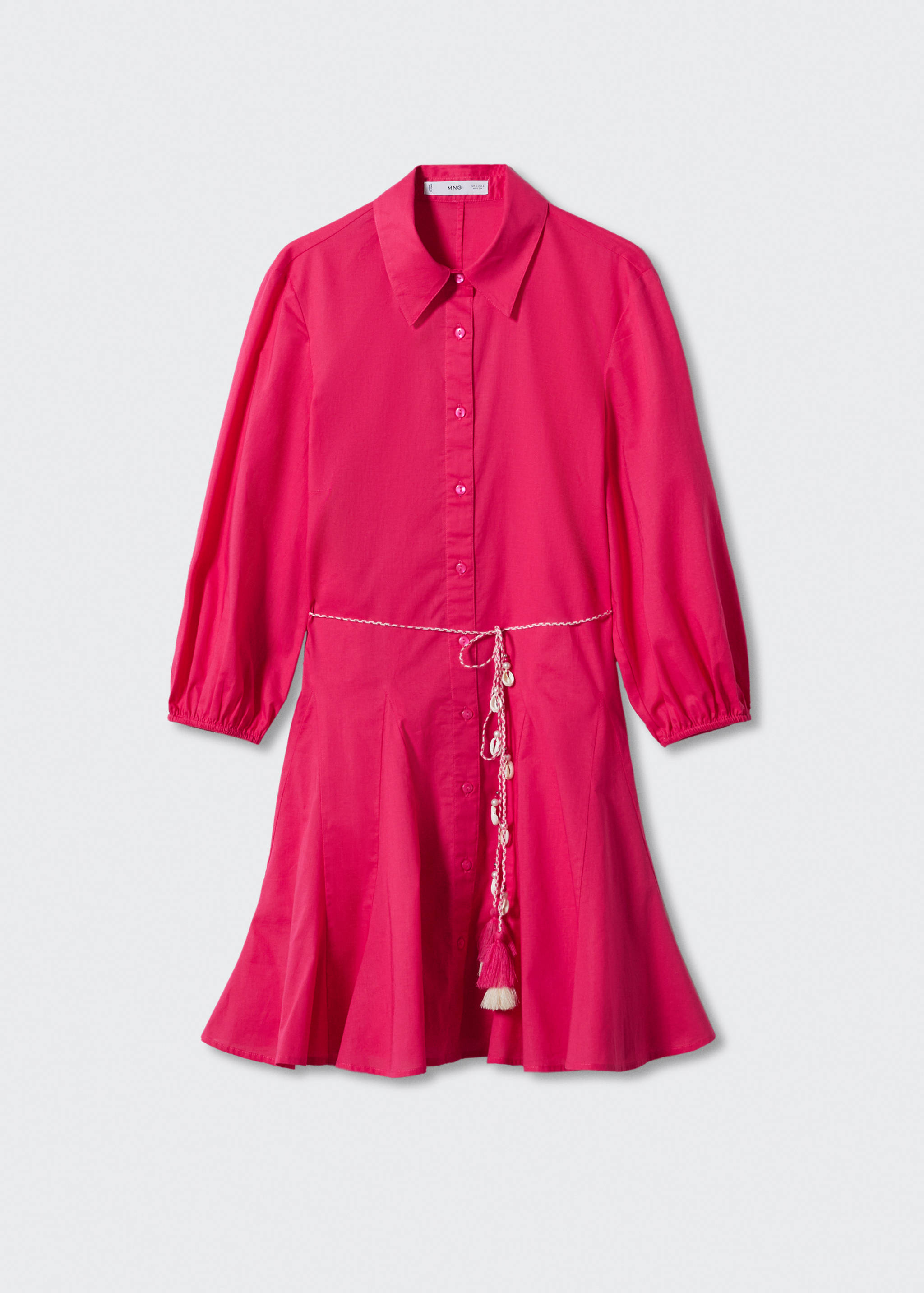 Cord shirt dress - Article without model