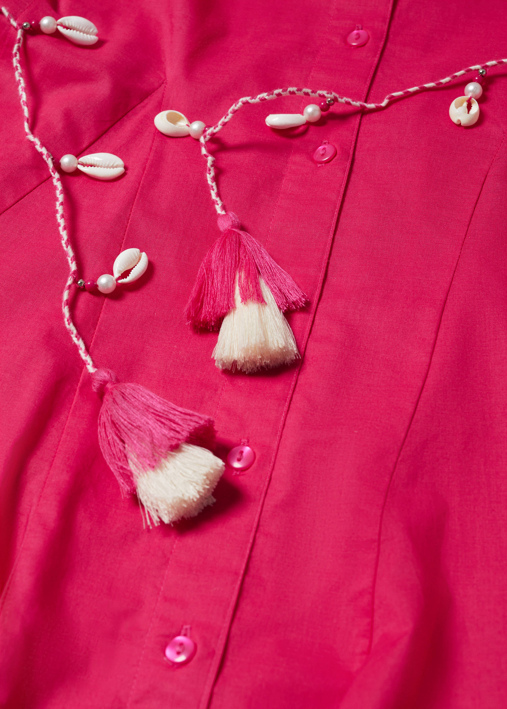 Cord shirt dress - Details of the article 8