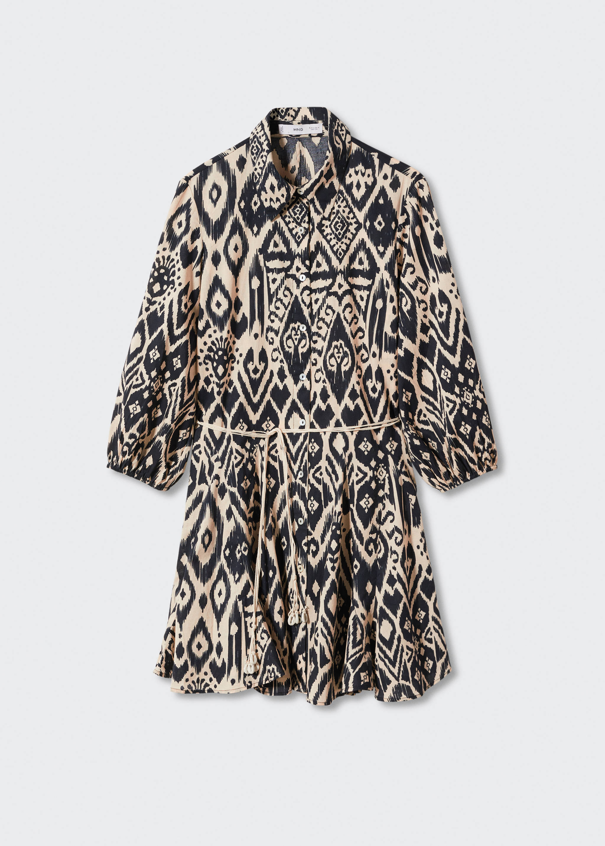 Cord shirt dress - Article without model