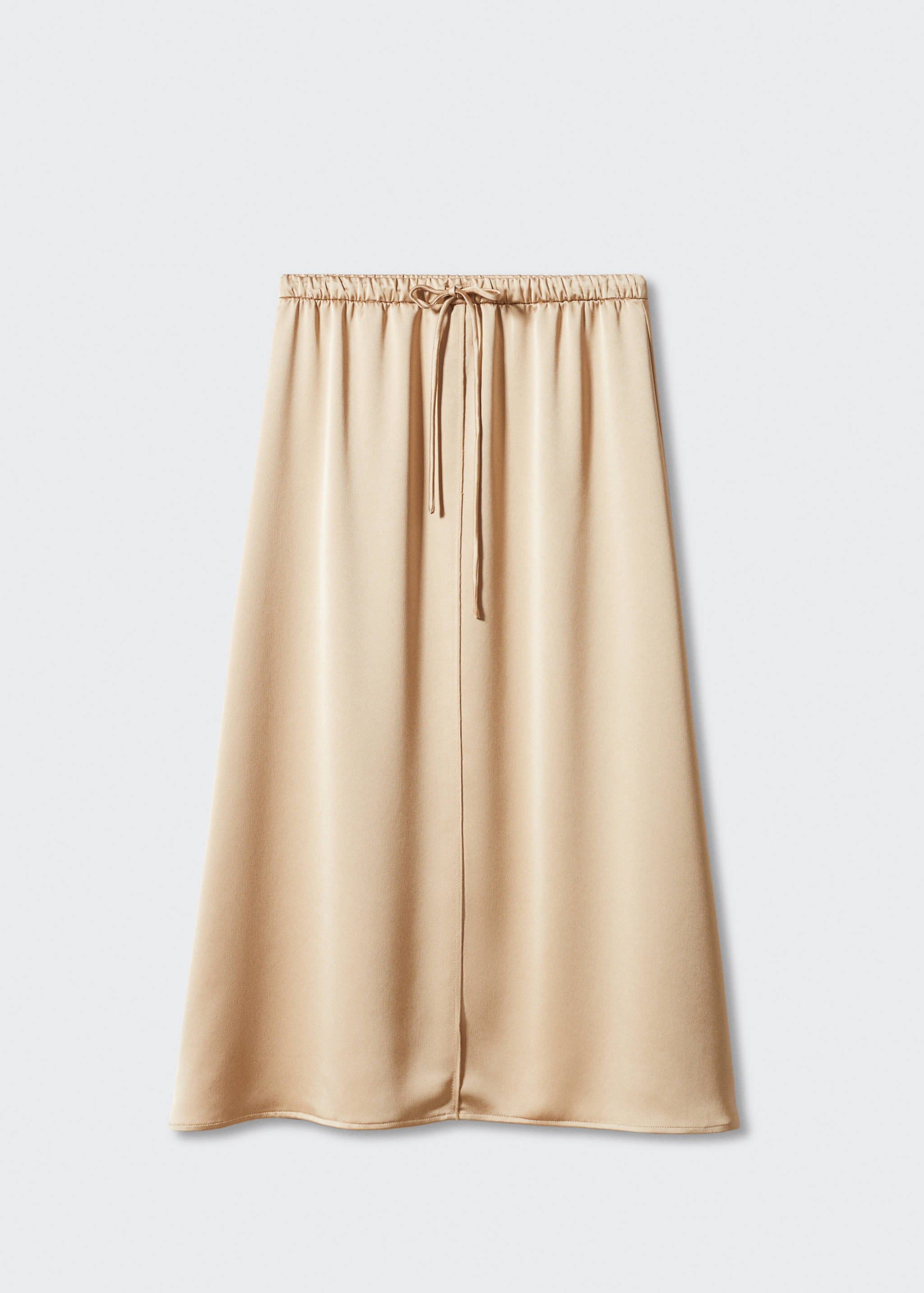 Falda midi satinada - Artículo sin modelo