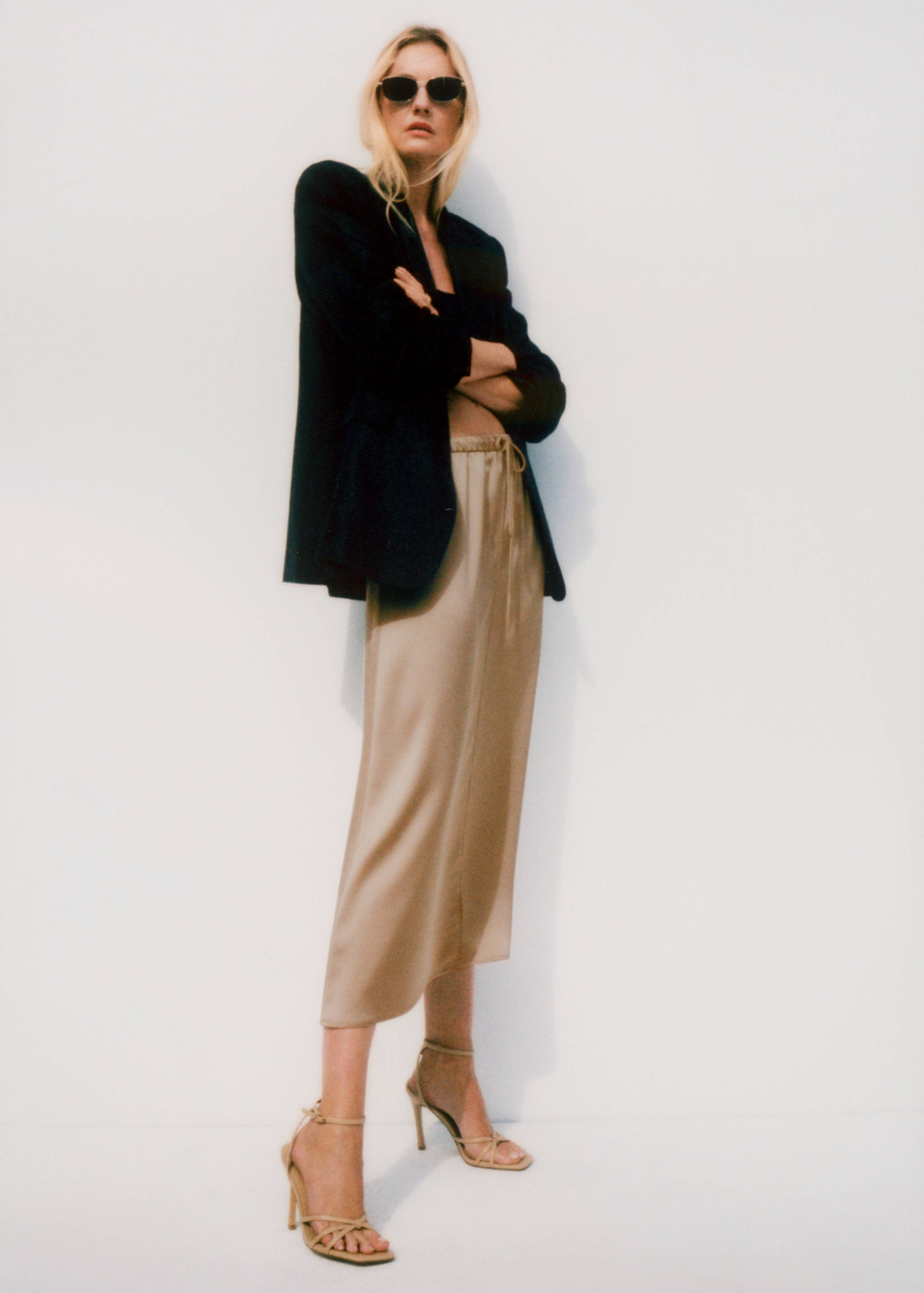 Falda midi satinada - Detalle del artículo 5