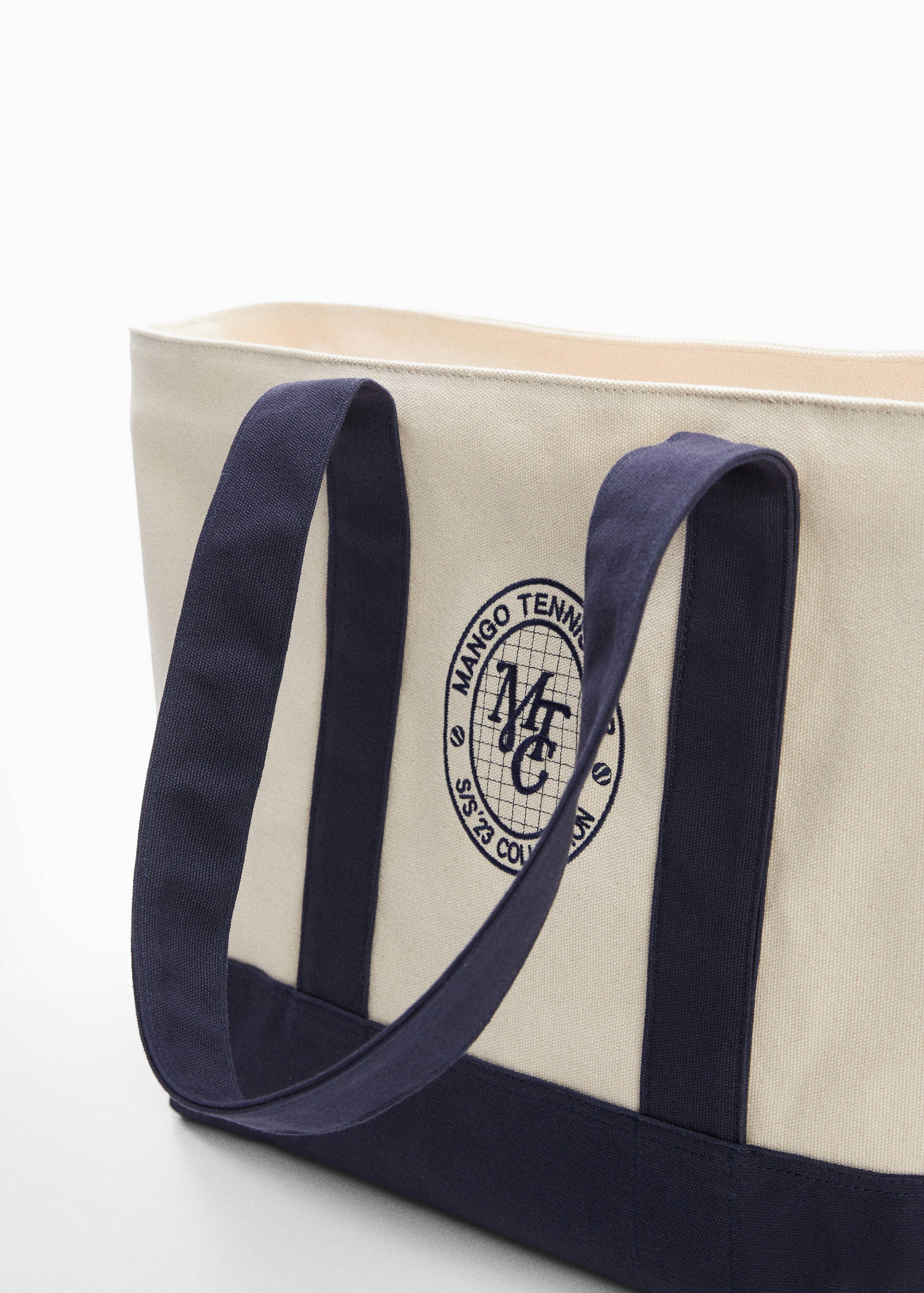 Contrasting shopper bag - Details of the article 2