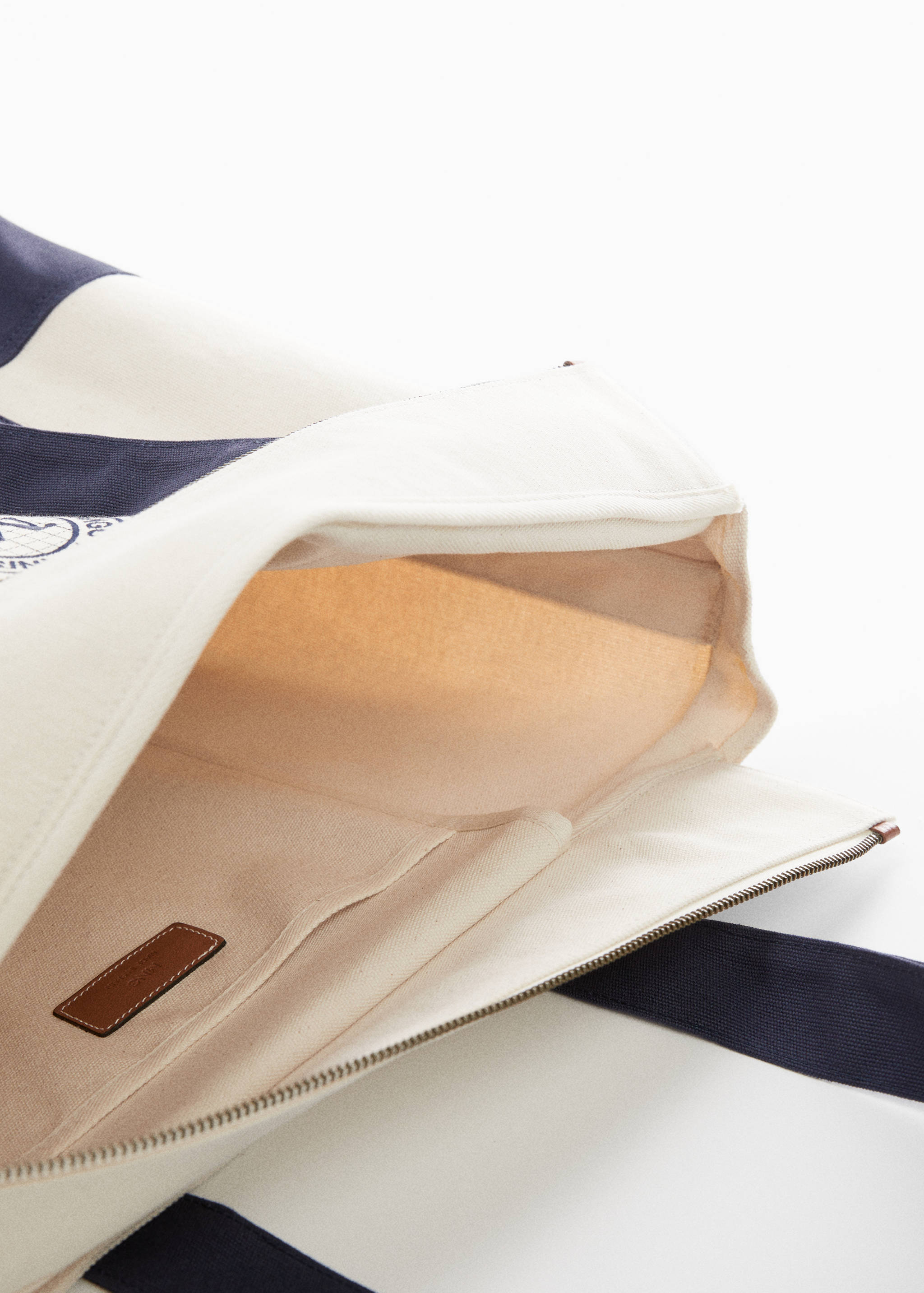 Contrasting shopper bag - Details of the article 3