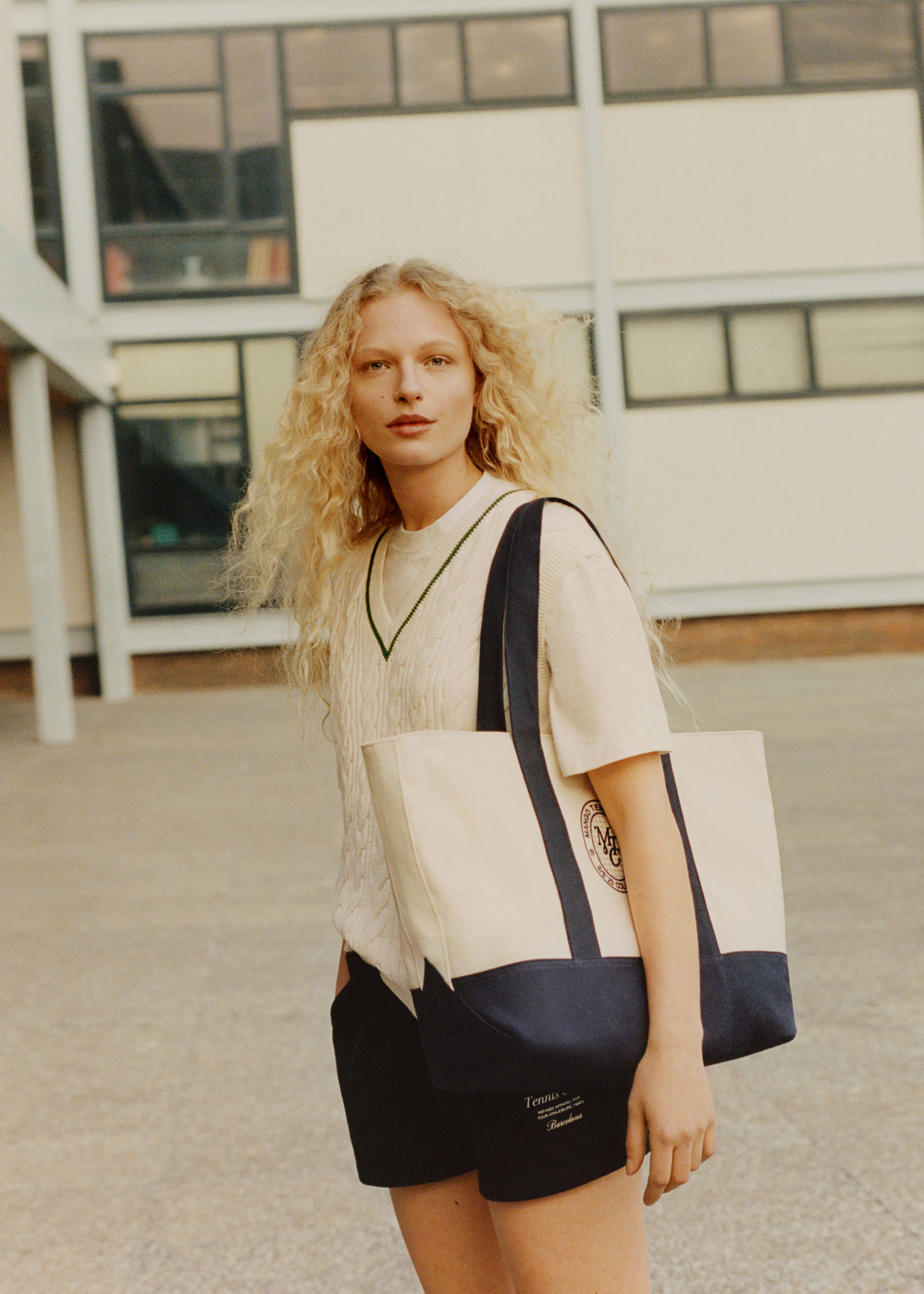 Contrasting shopper bag - Details of the article 6