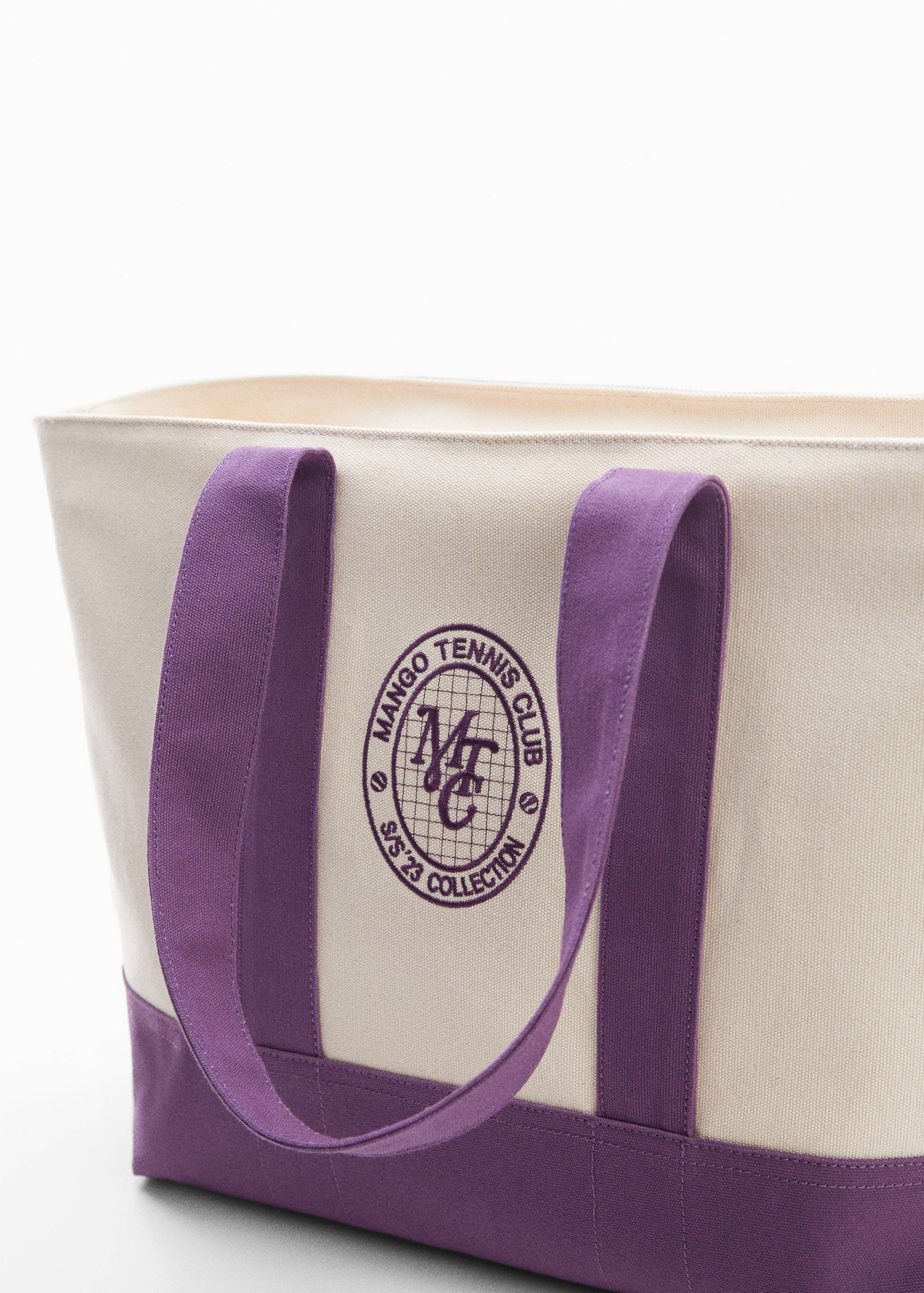 Contrasting shopper bag - Details of the article 2