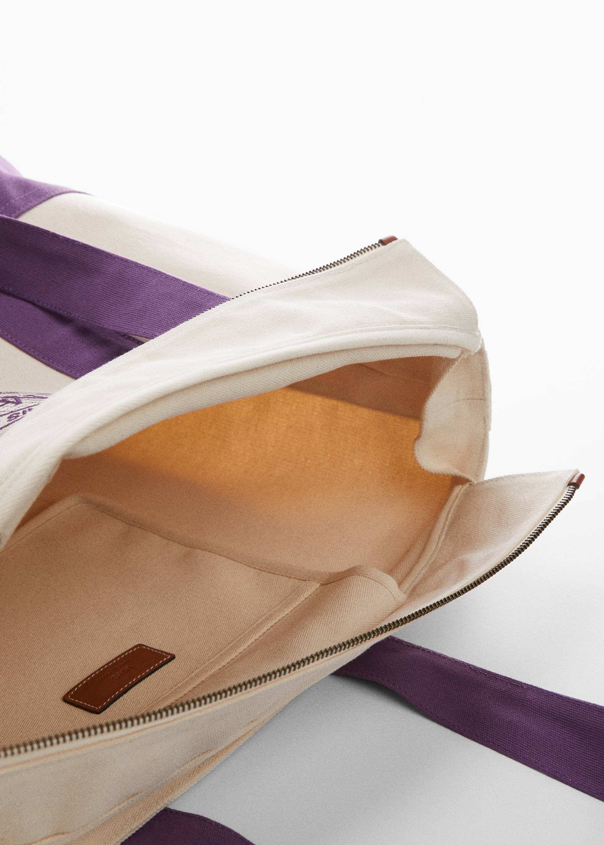 Contrasting shopper bag - Details of the article 3
