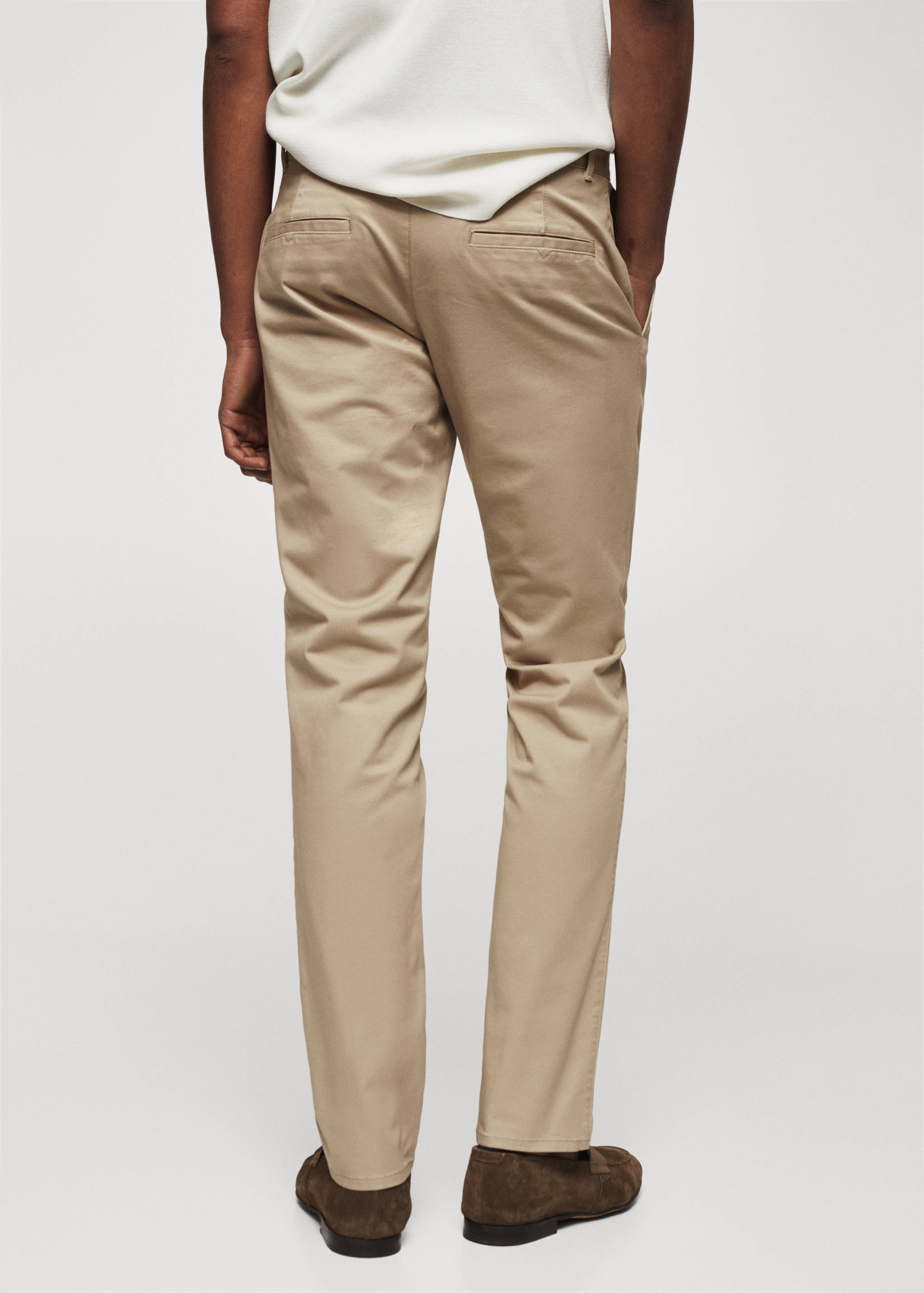 Slim fit chino trousers - Reverse of the article