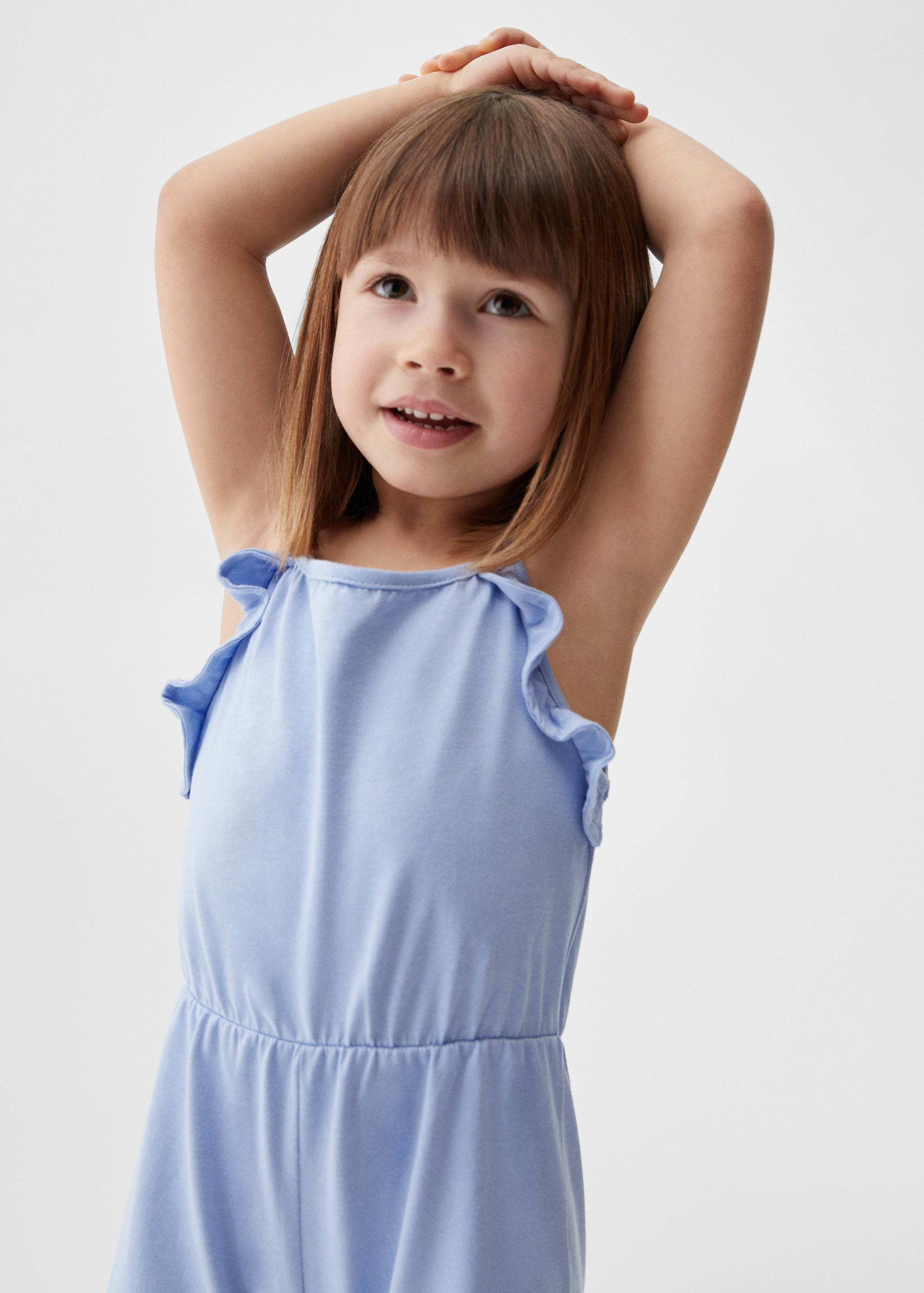 Flecked cotton jumpsuit - Medium plane