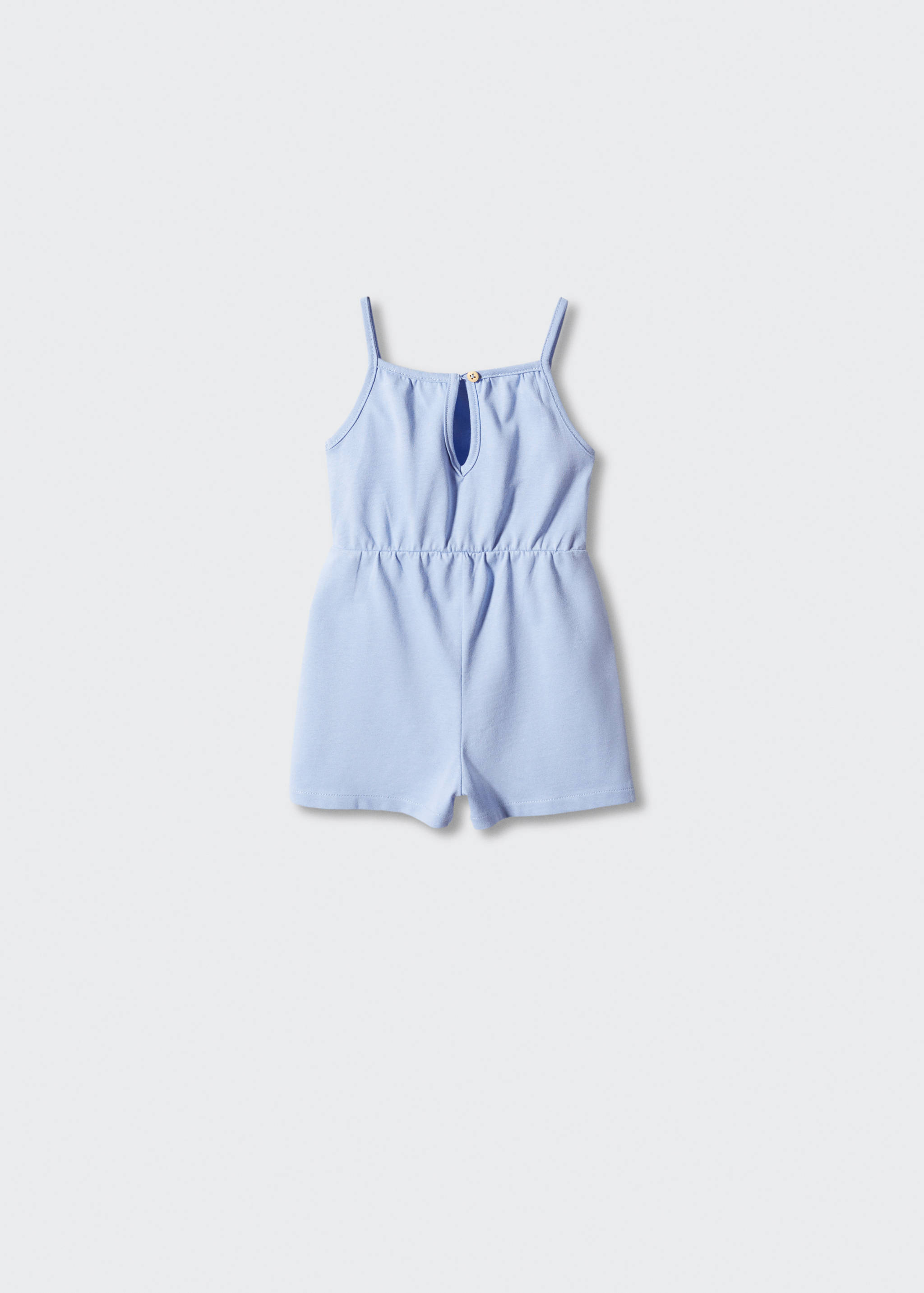 Flecked cotton jumpsuit - Reverse of the article